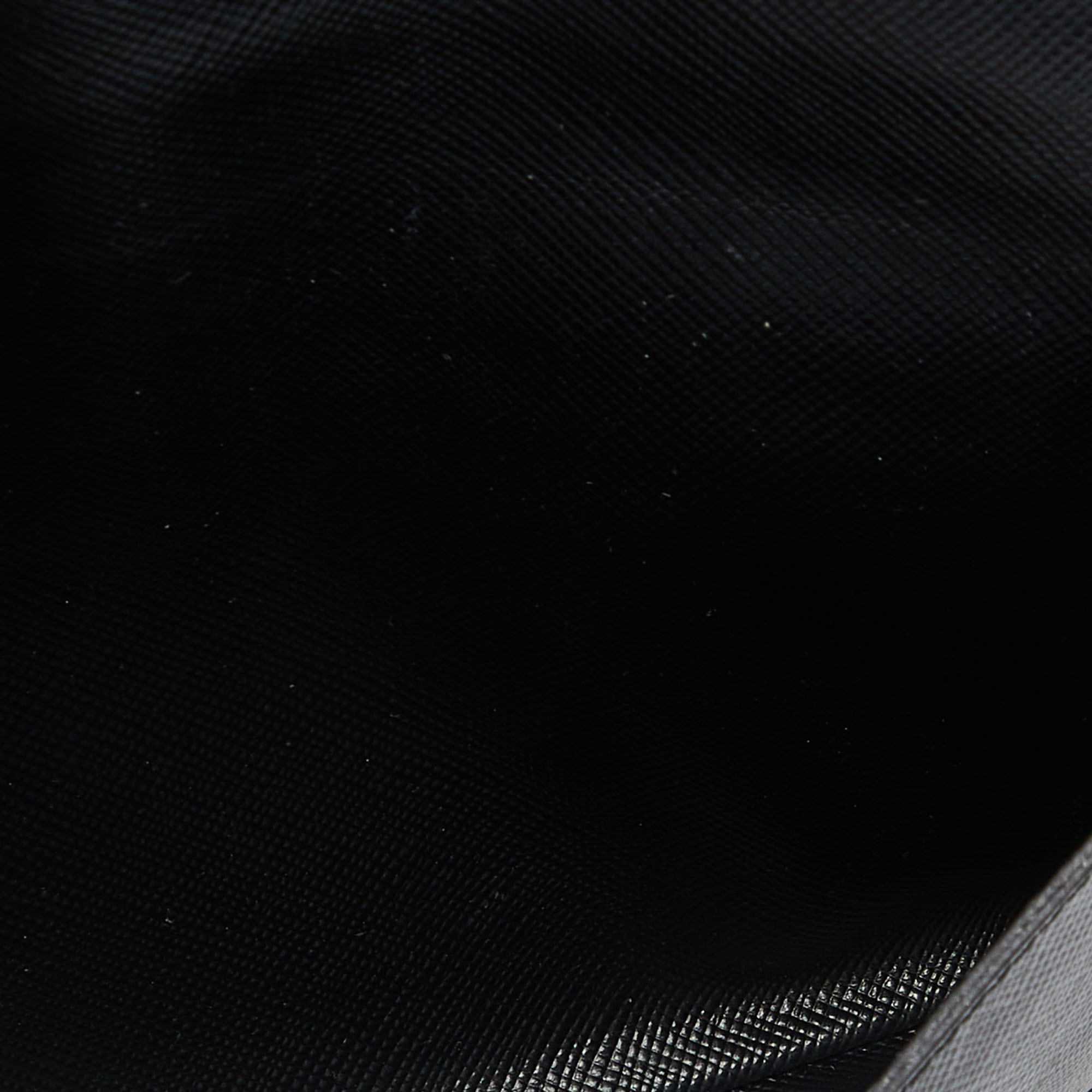 

Prada Black Saffiano Lux Leather Envelope Clutch