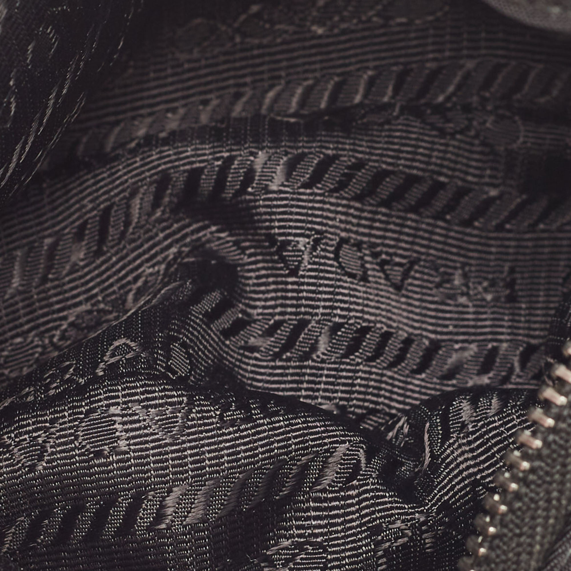 

Prada Black Nylon Logo Wrist Pouch