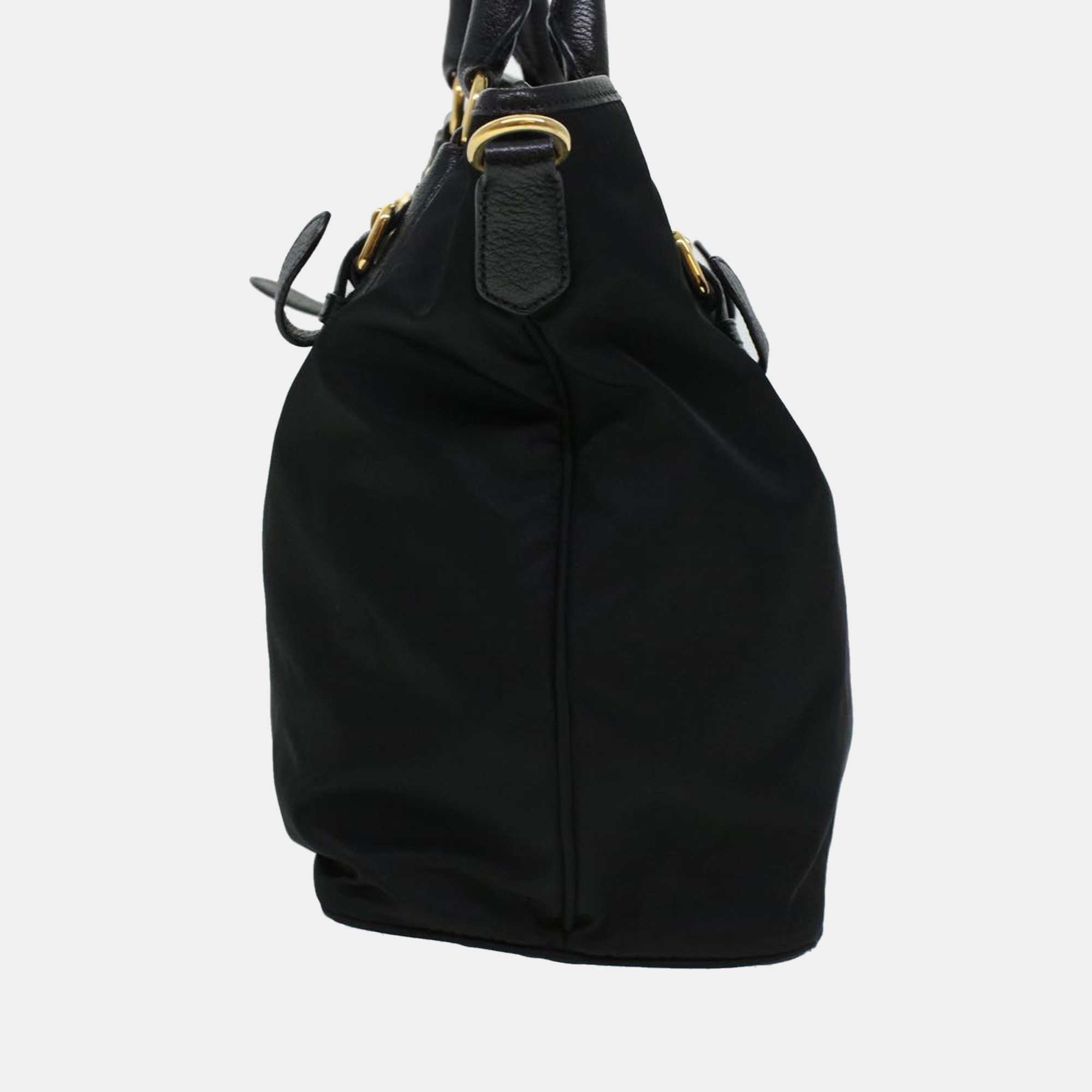 

Prada Black Nylon Logo handbag