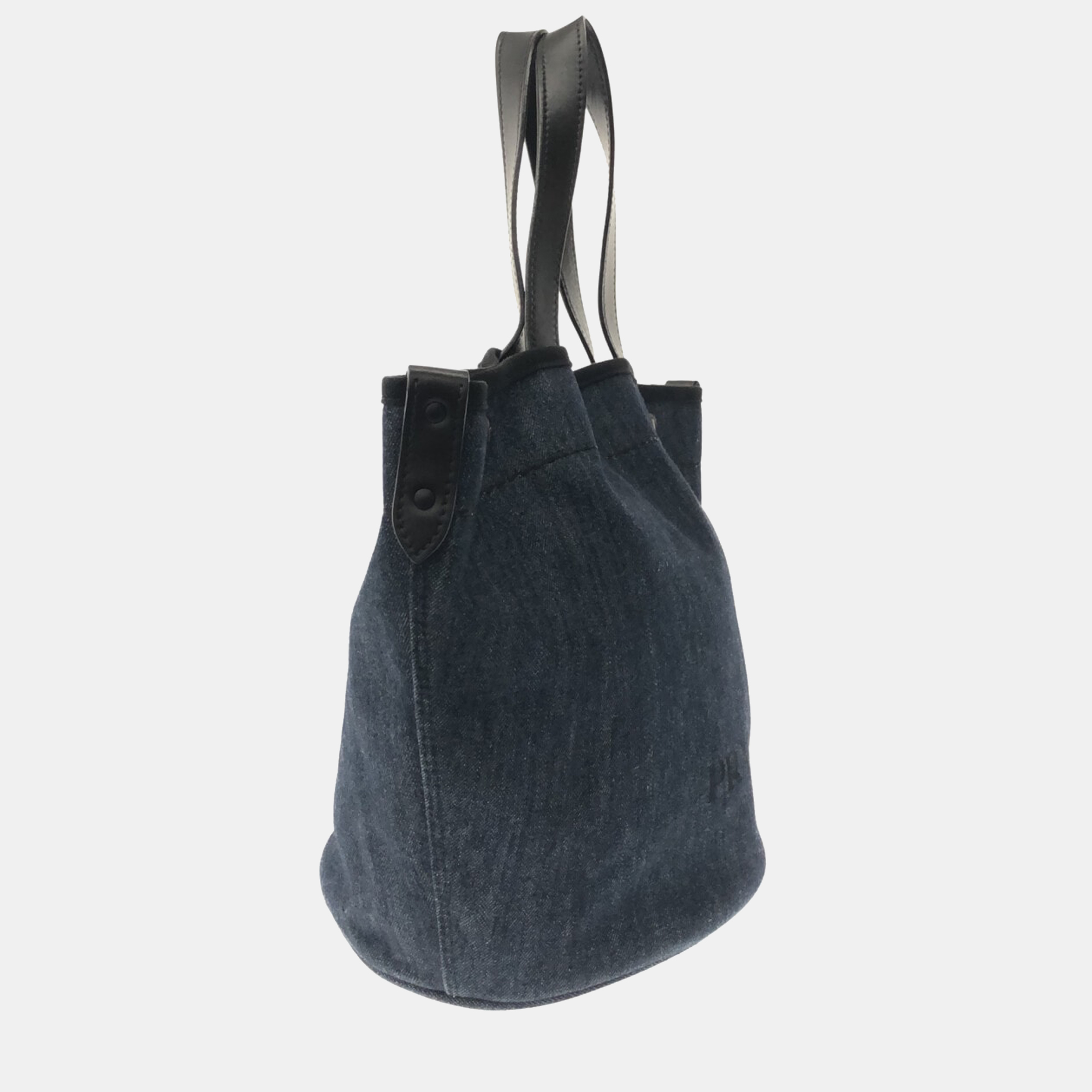 

Prada Grey Denim City Tote Bag