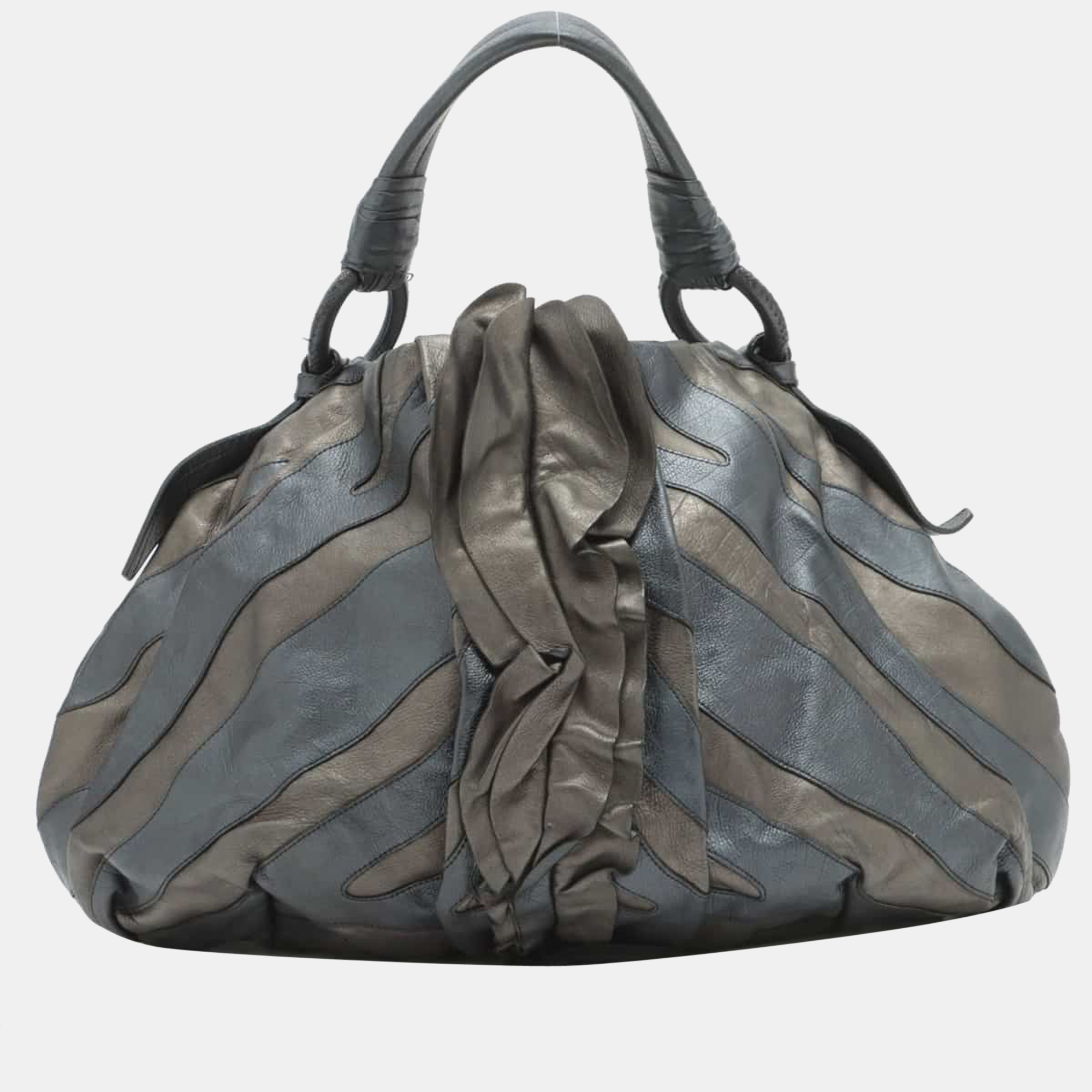 

Prada Leather One shoulder bag Black