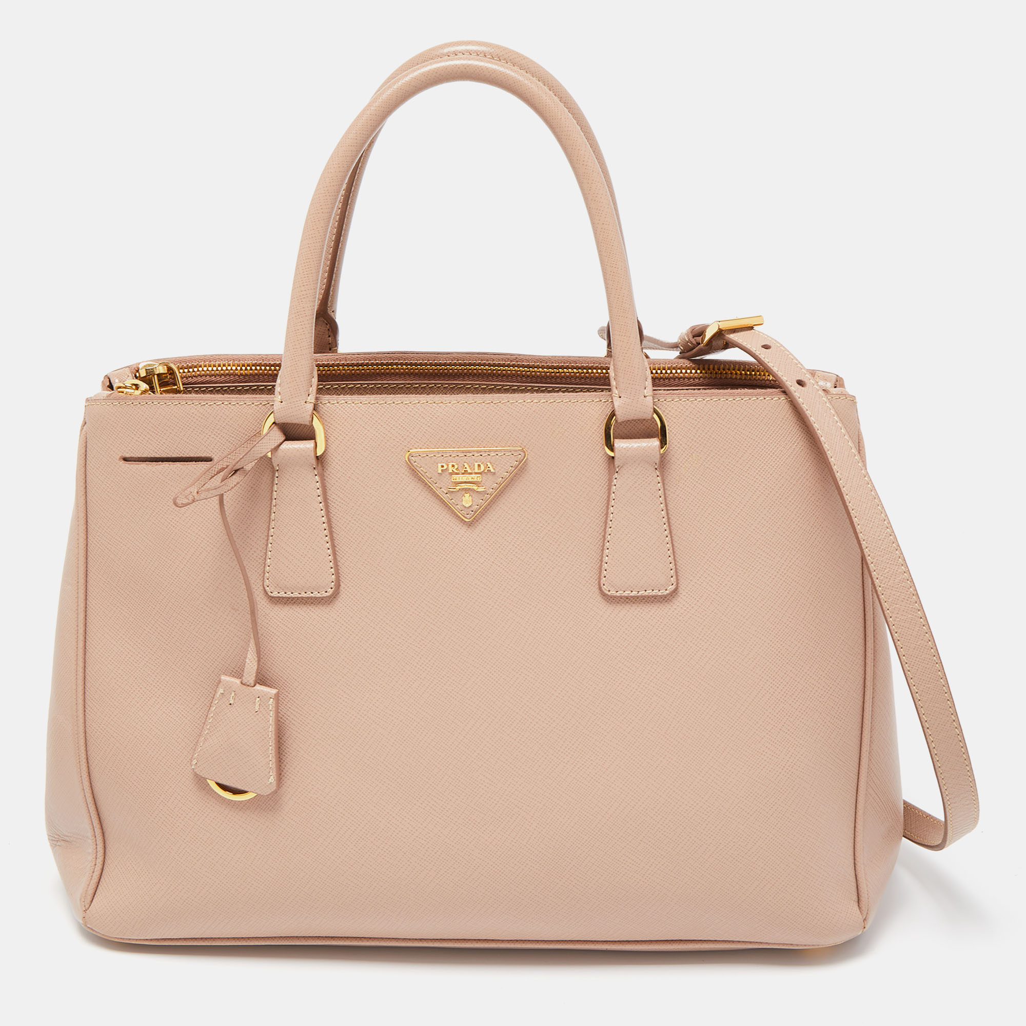 Prada Galleria bag in rose leather