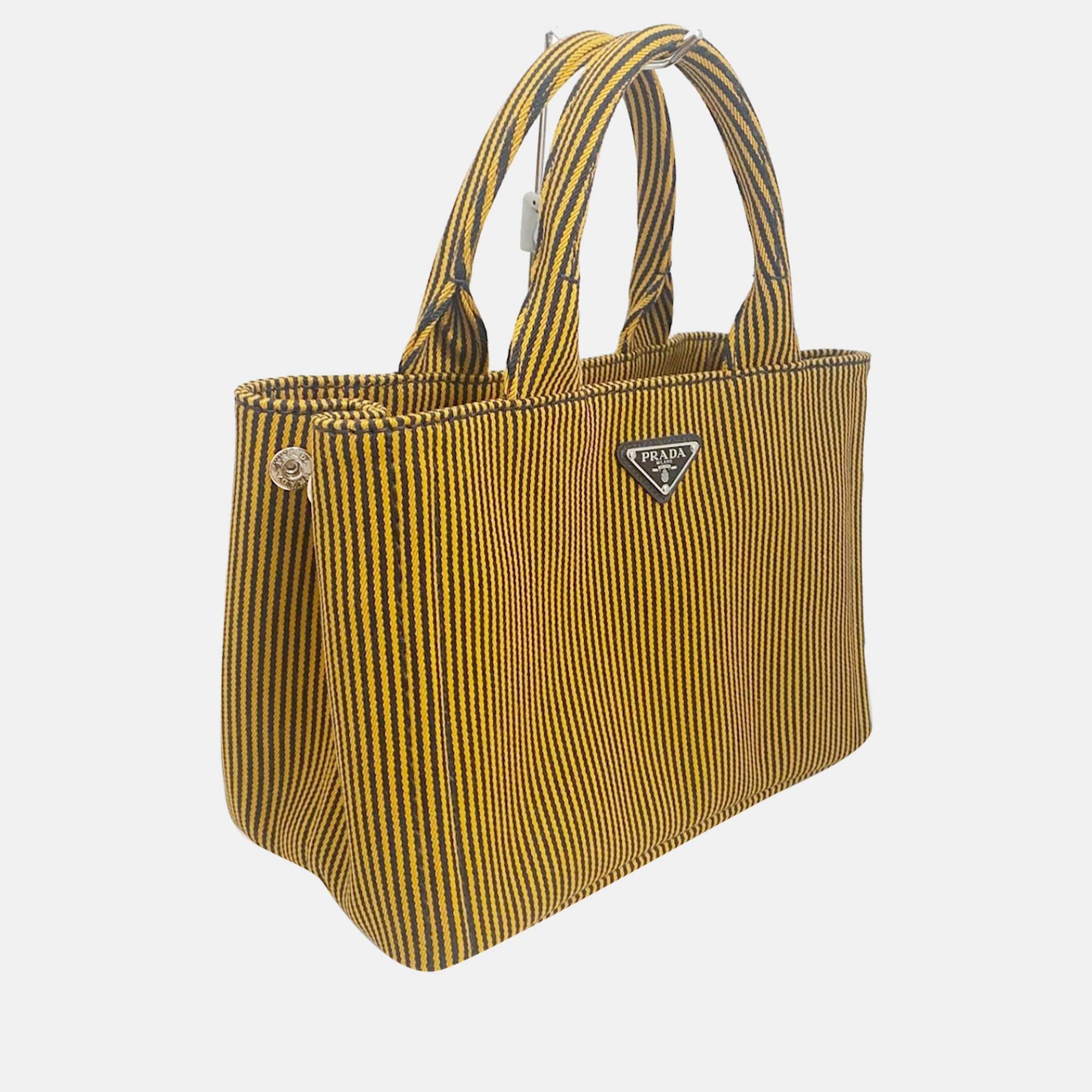 

Prada Brown Canvas Canapa bag
