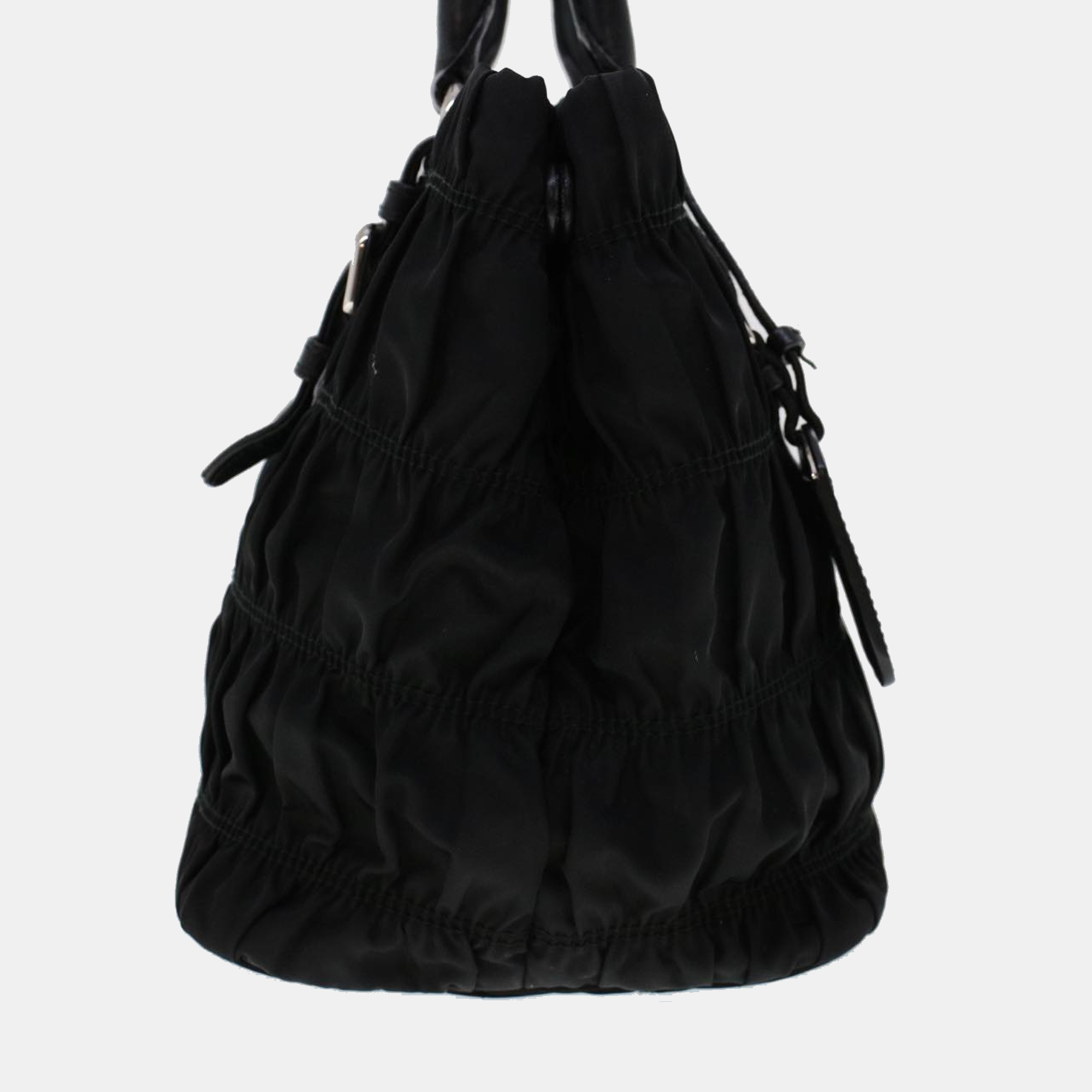 

Prada Black Gaufre nylon handbag
