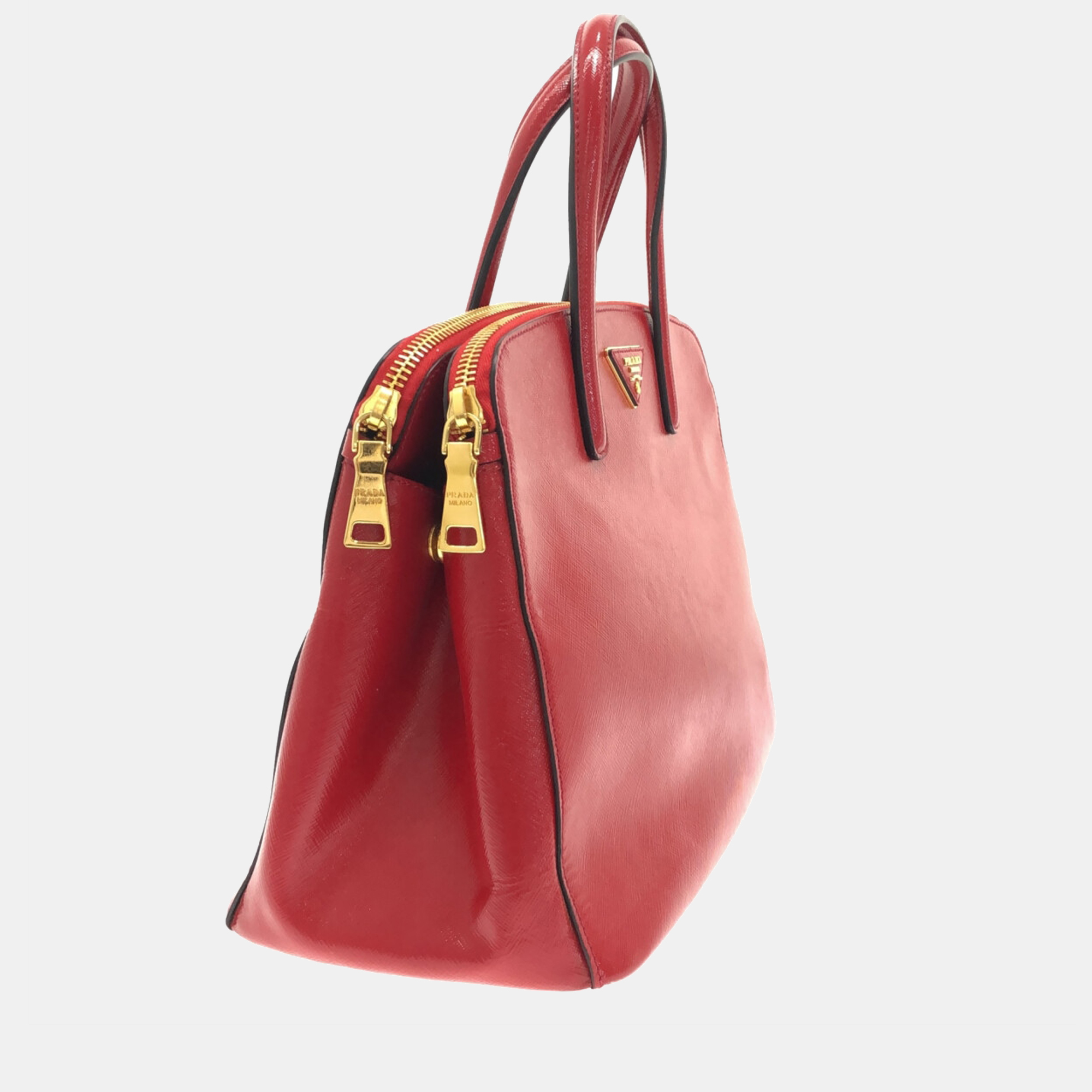 

Prada Red Leather Saffiano bag
