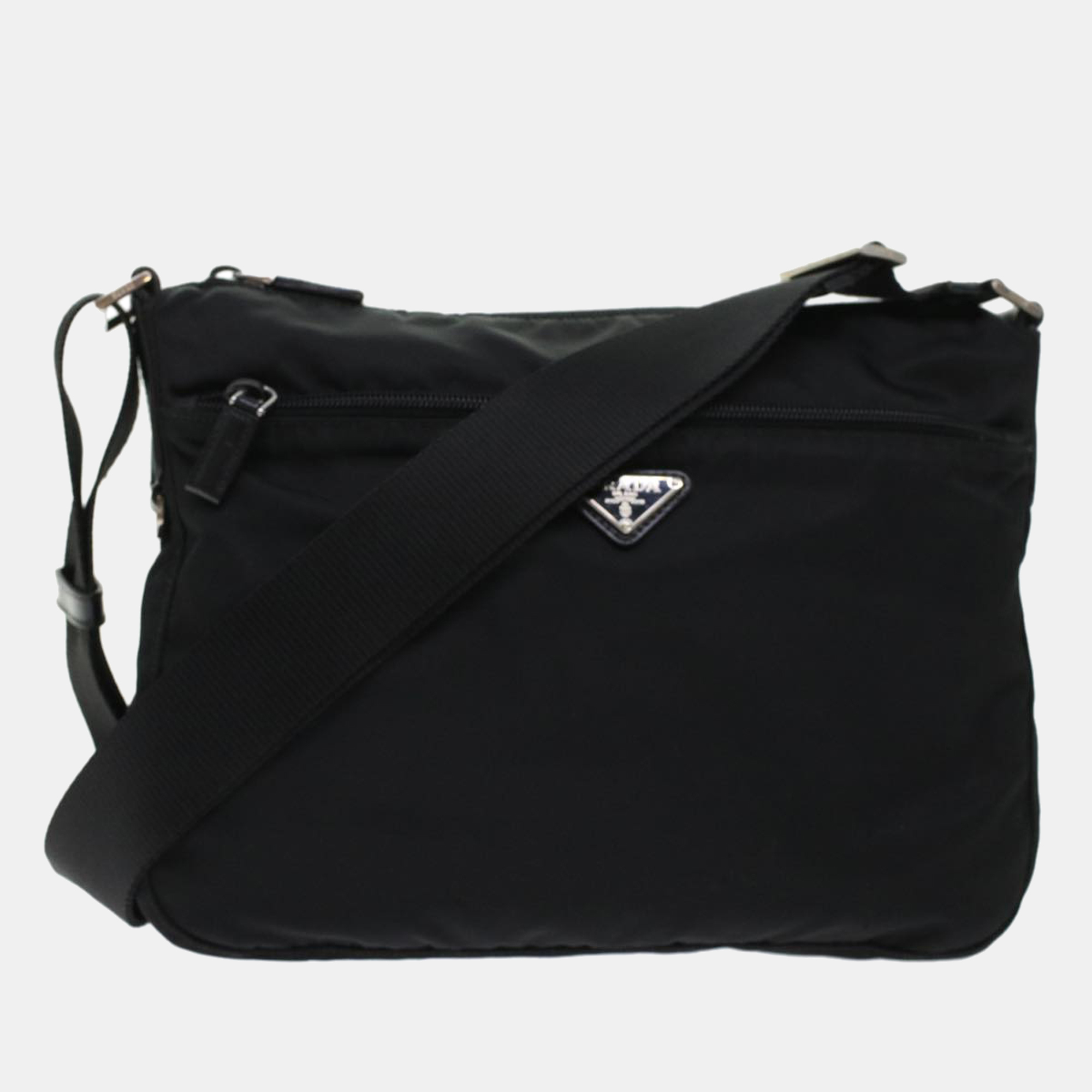 

Prada Black Synthetic Tessuto shoulder bag
