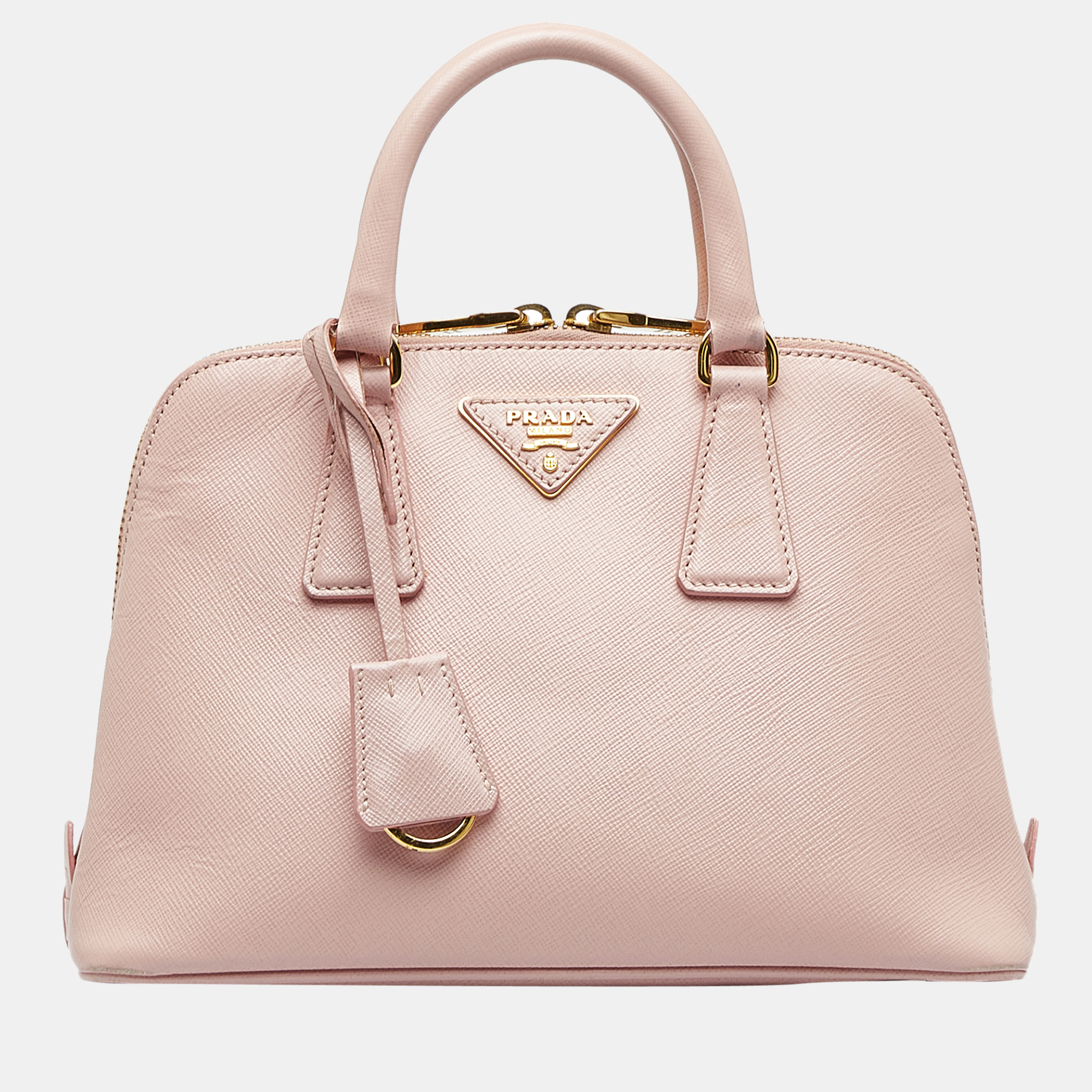 Prada Promenade Bag Saffiano Leather Small Pink 990851