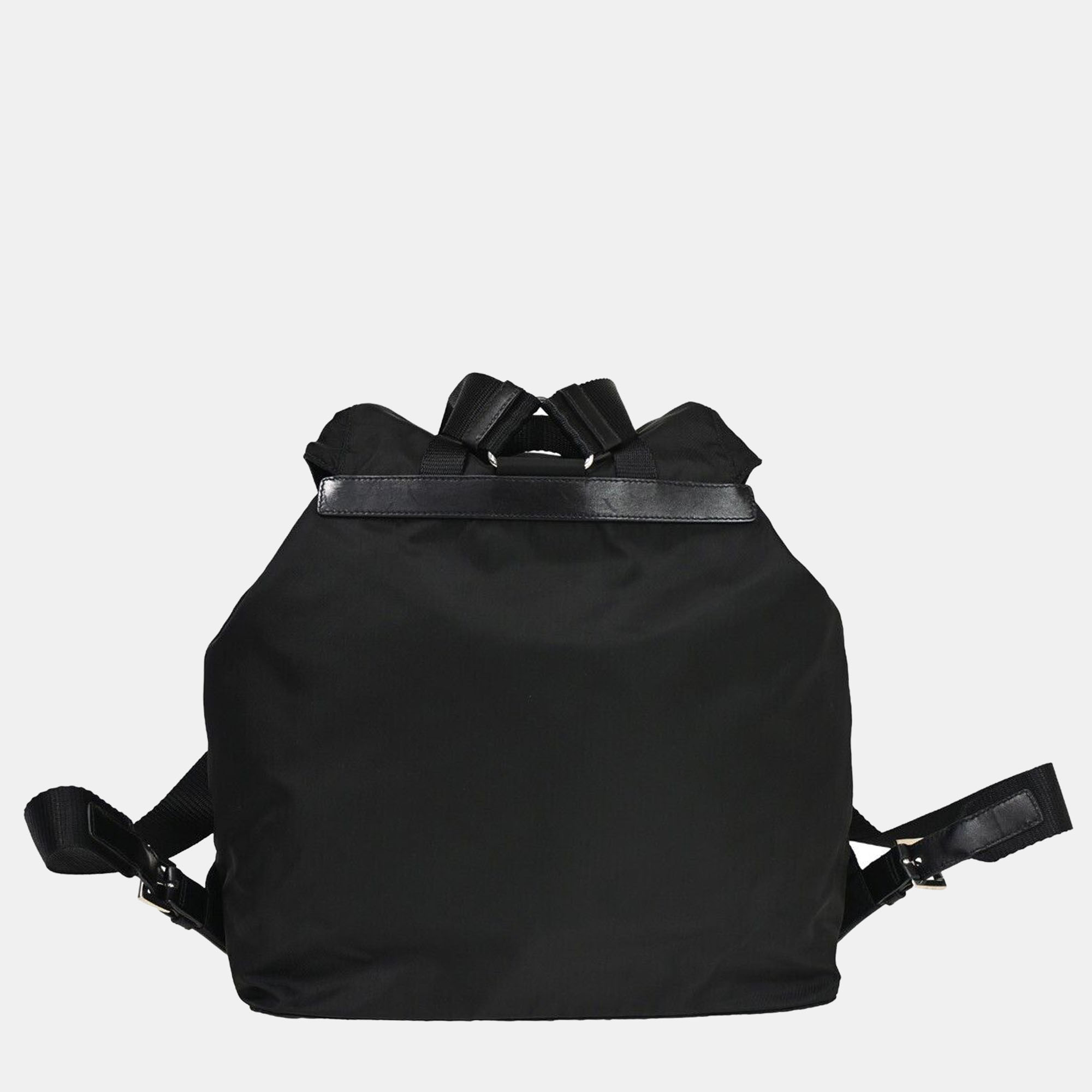 

Prada Black Nylon Tessuto Drawstring Backpack