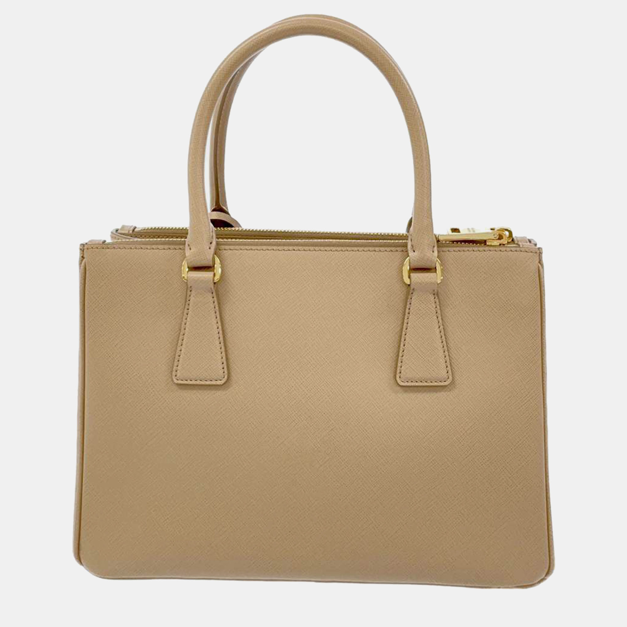 

Prada Beige Leather Small Galleria Tote Bag