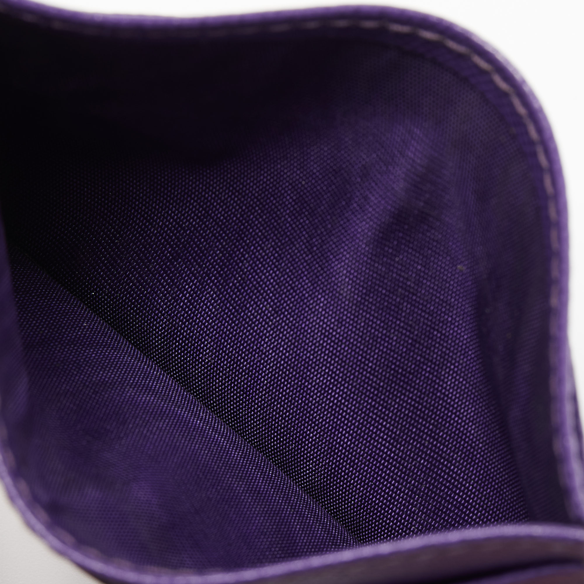 

Prada Purple Saffiano Leather Card Holder