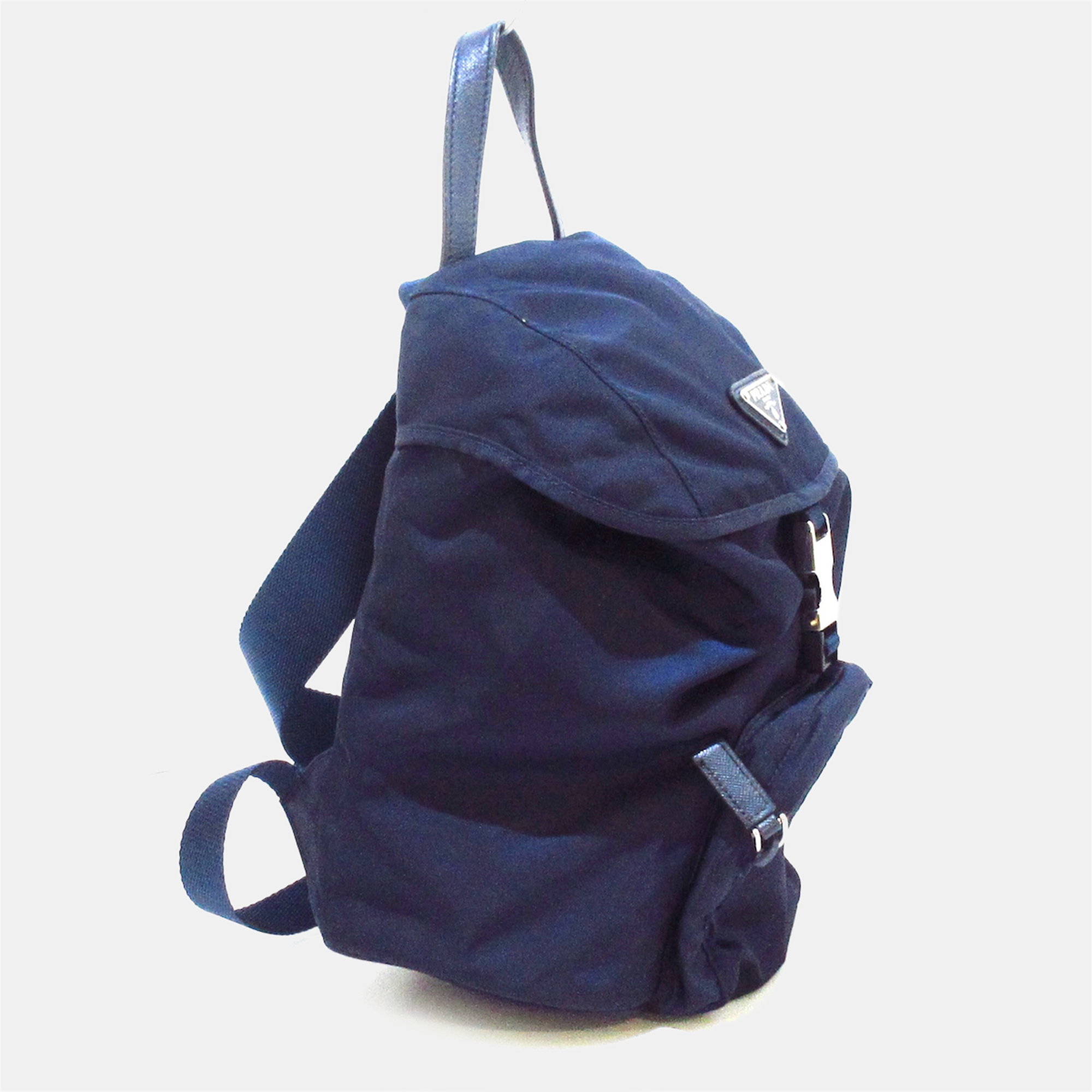 

Prada Navy Re-Nylon backpack, Navy blue