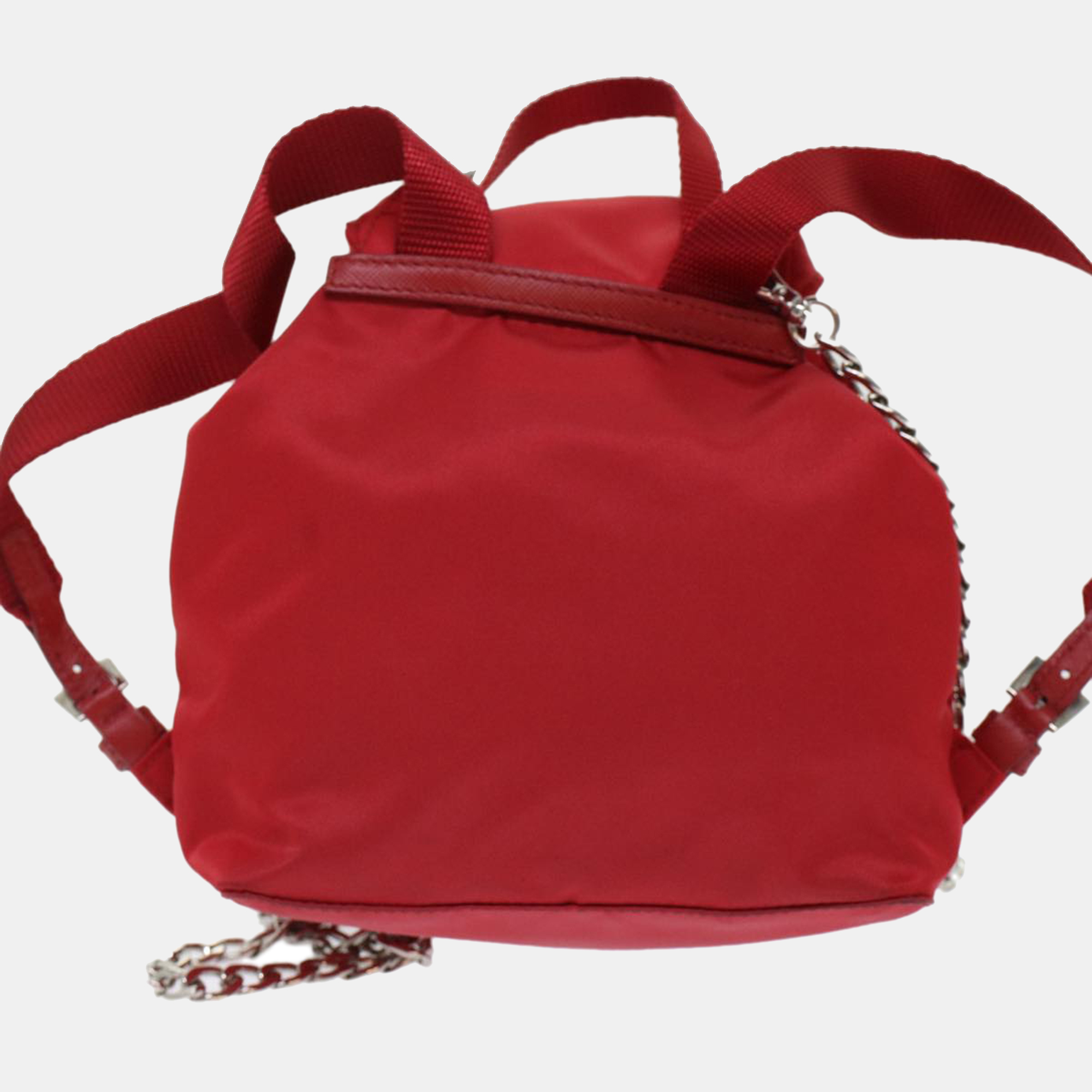 

Prada Red Re-Nylon backpack