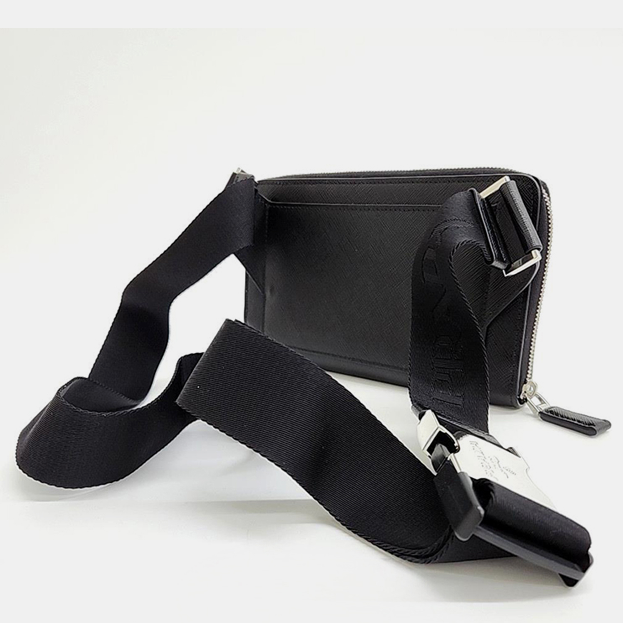 

Prada Black Saffiano Belt Bag