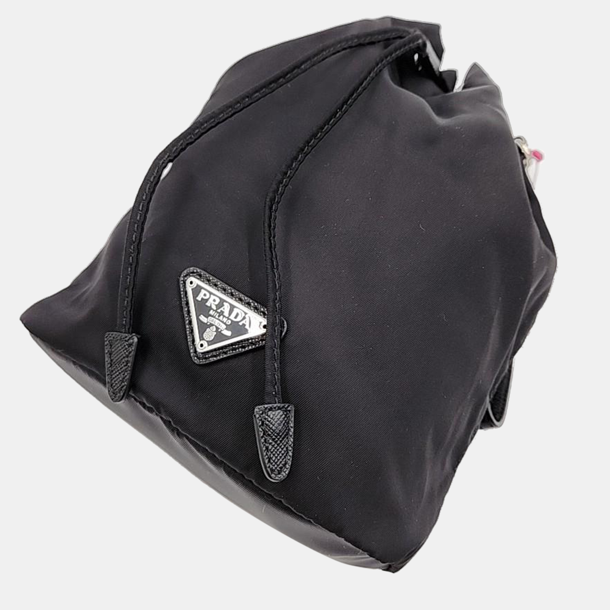 

Prada Black Bucket Pouch (1NE369)