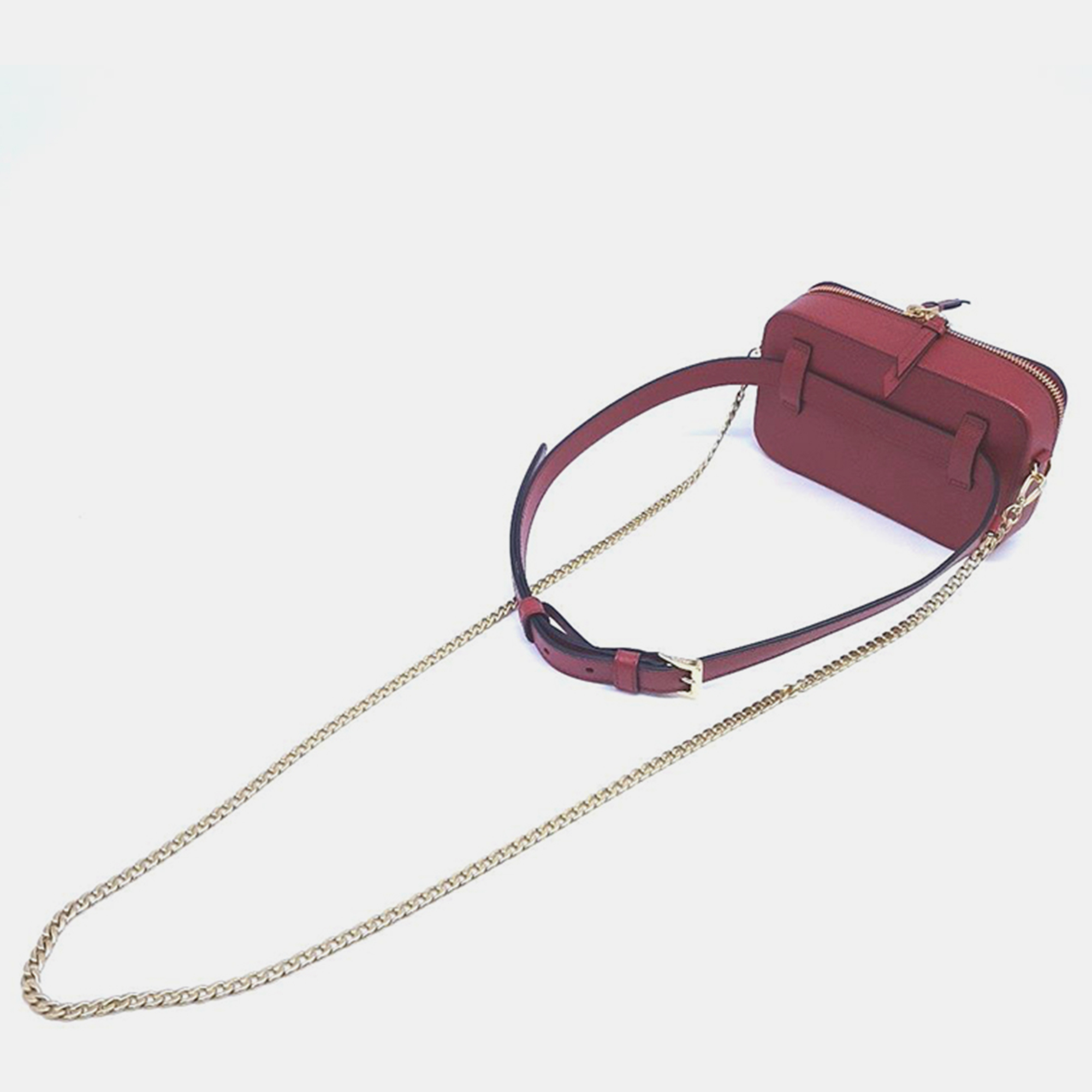 

Prada Odette Saffiano Belt Bag (1BL019), Red