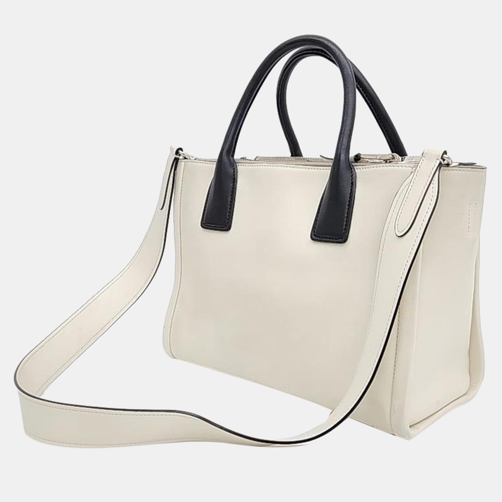 

Prada Grace Lux Tote and Shoulder Bag (1BA175), White