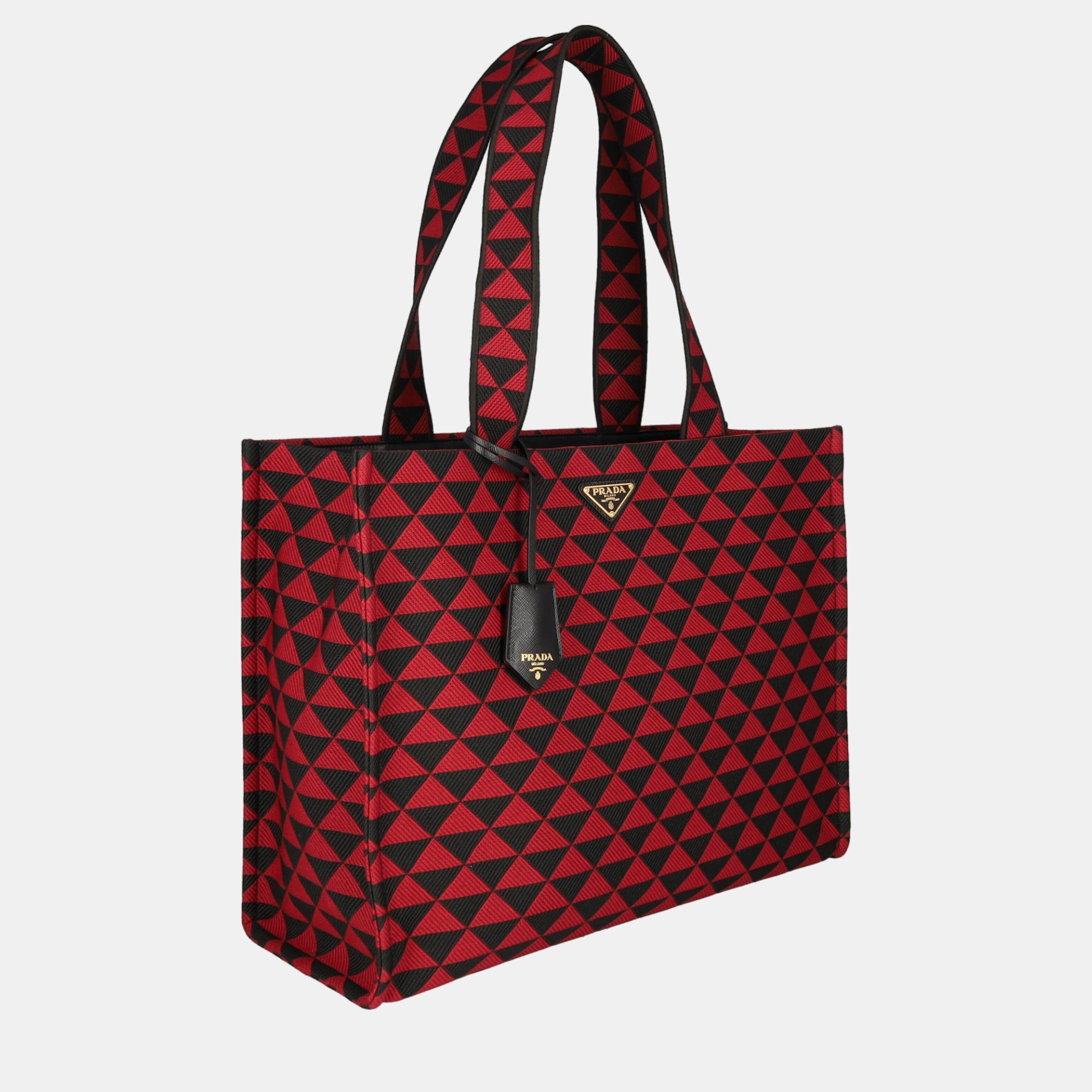 

Prada Women's Fabric Shoulder Bag - Black