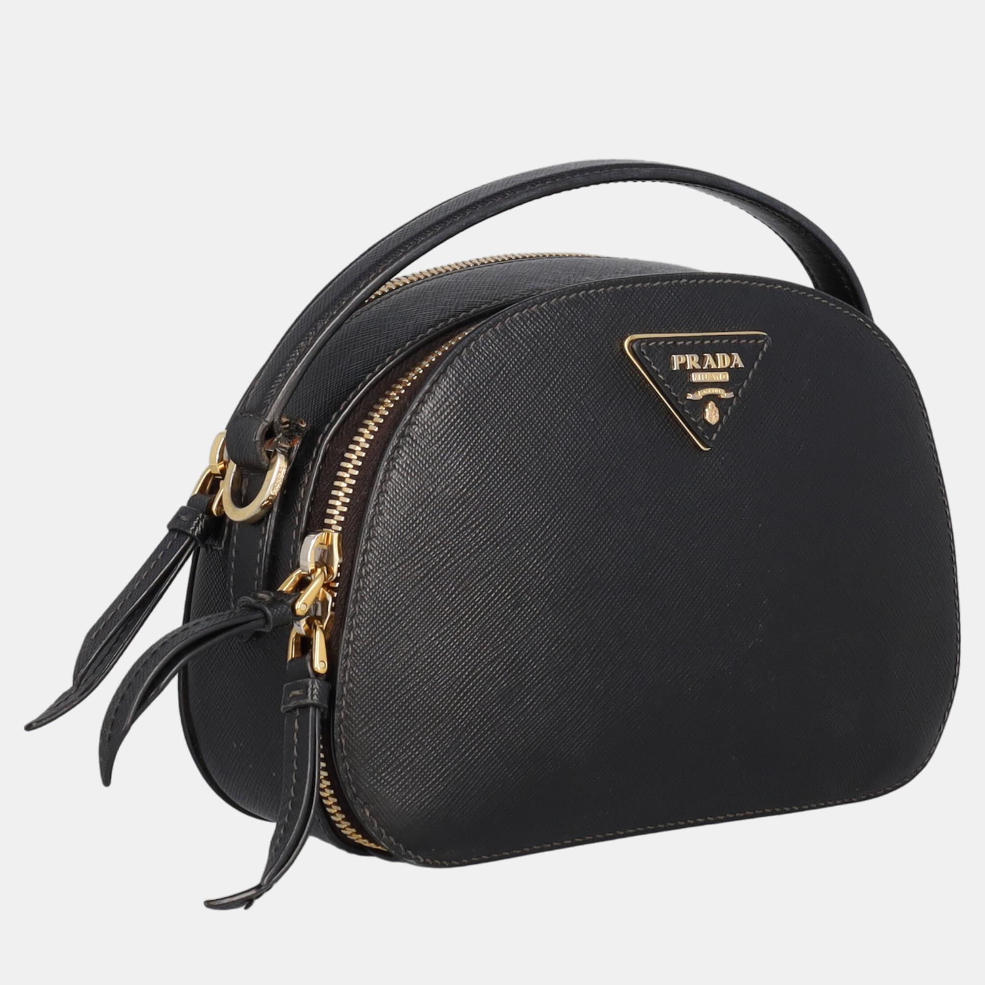 

Prada Women's Leather Clutch Bag - Black
