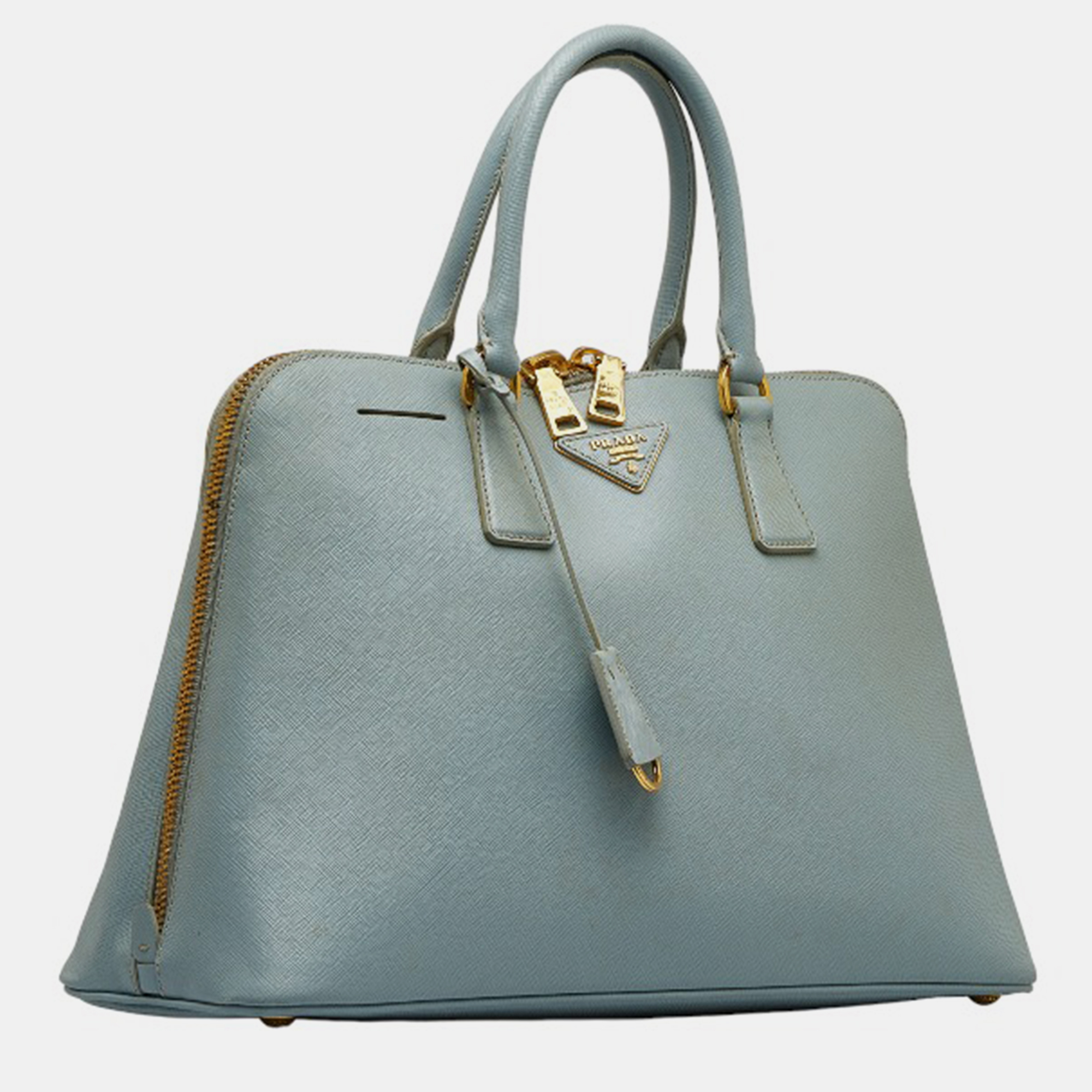 

Prada Blue Saffiano Leather Promenade Bag