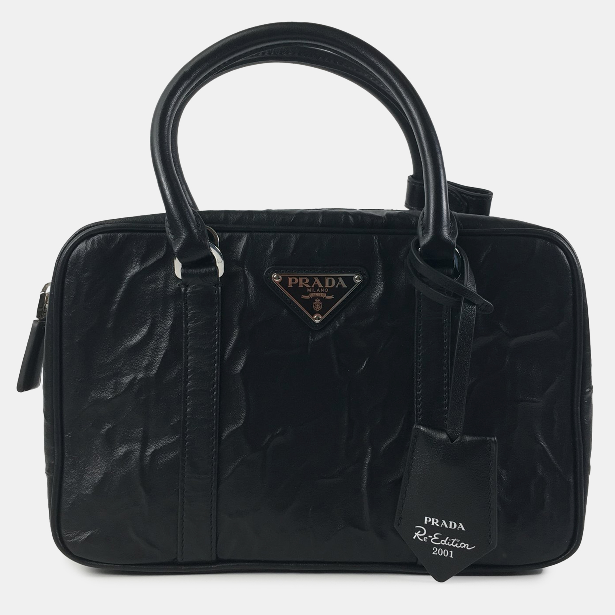 

Prada Medium Antique Re Edition 2001, Black