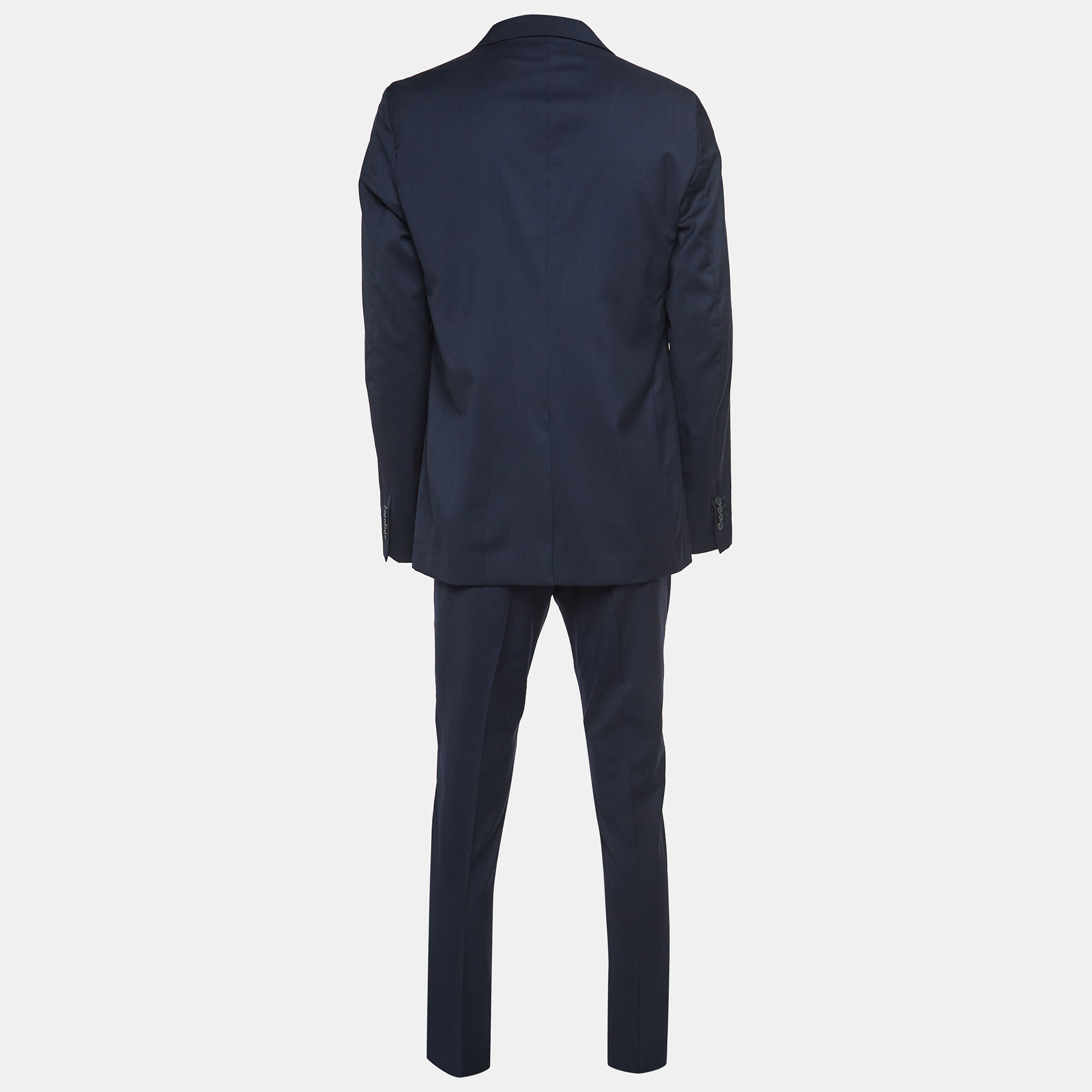 

Prada Navy Blue Wool Single Breasted Suit