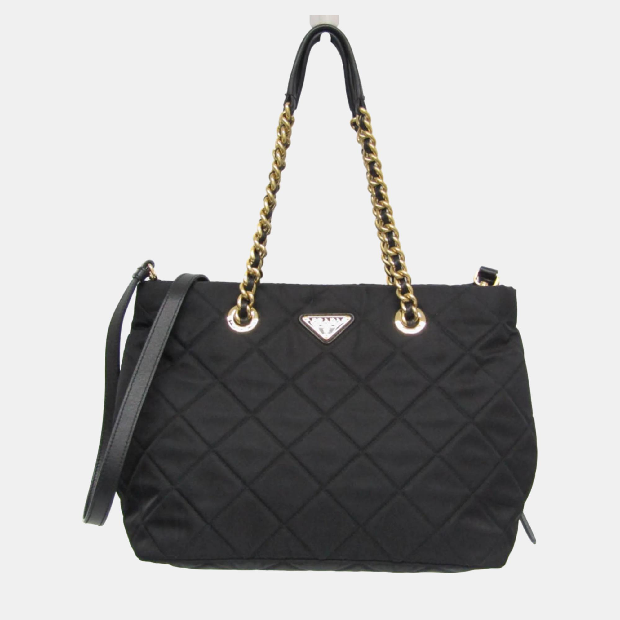 

Prada Black Nylon Shoulder Bag