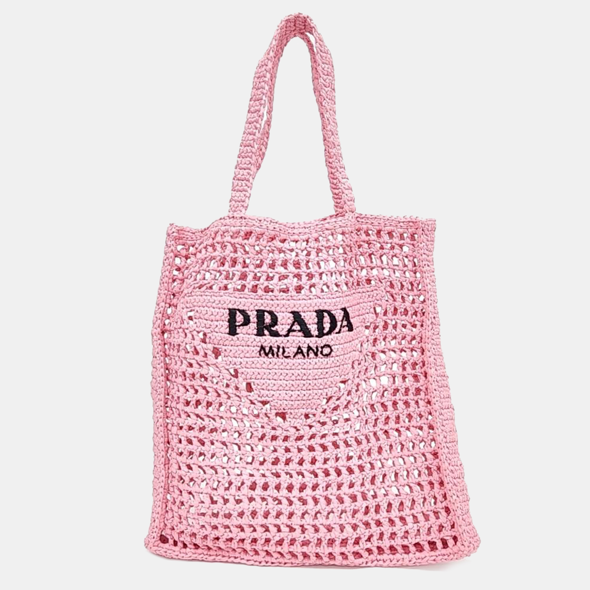 

Prada Crochet Shoulder Bag, Pink