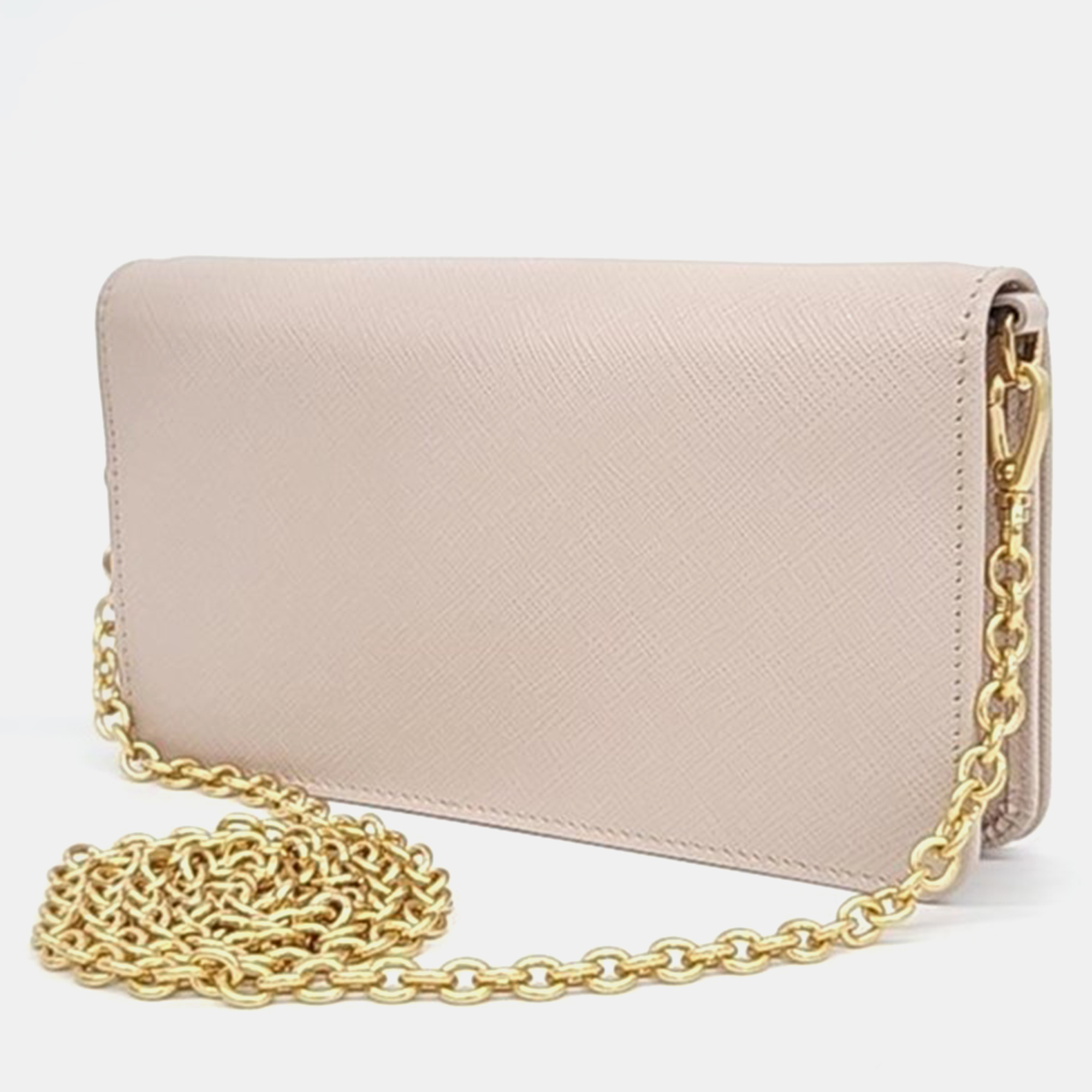 

Prada Saffiano Chain Crossbody Bag, Pink