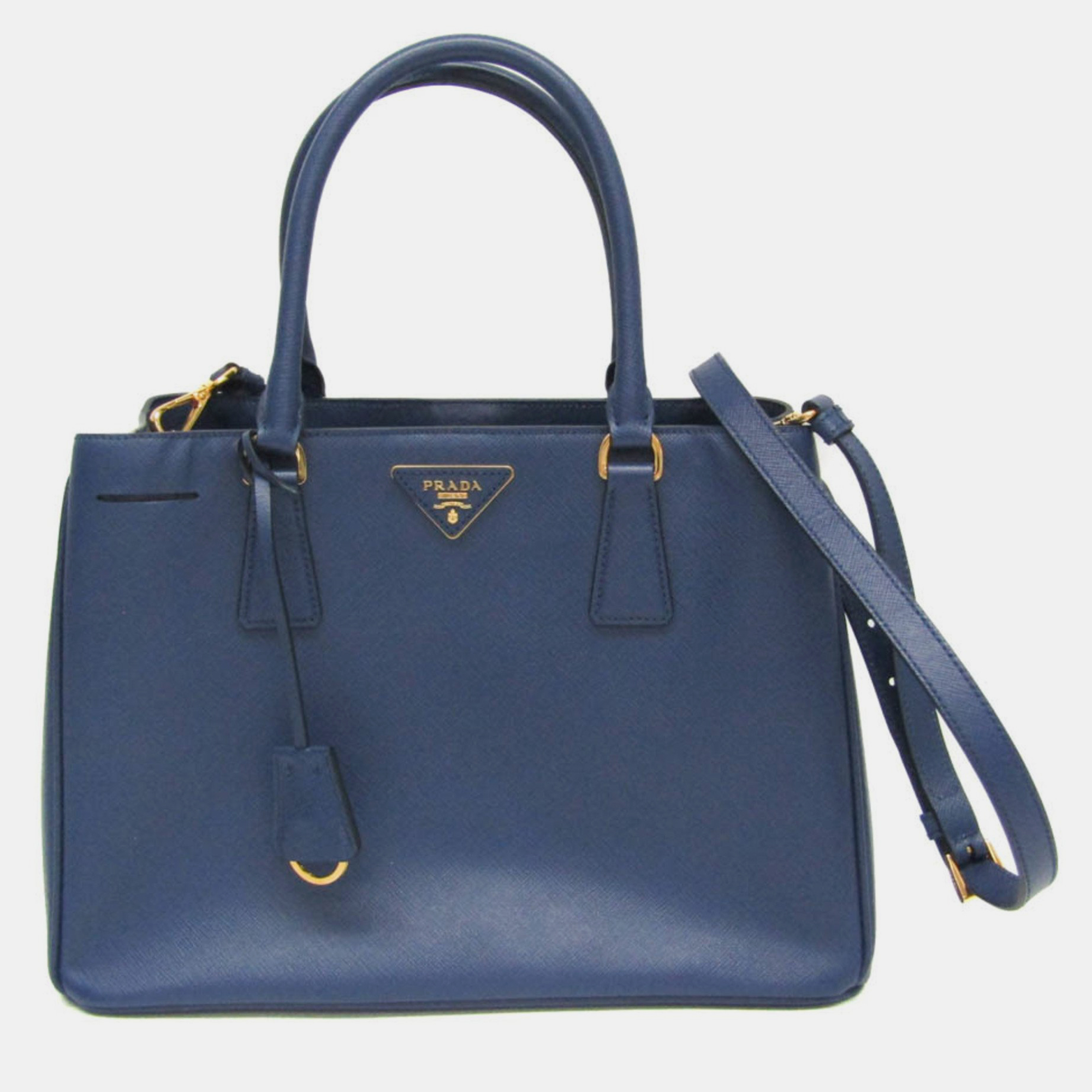 

Prada Leather  Lux Totes, Blue