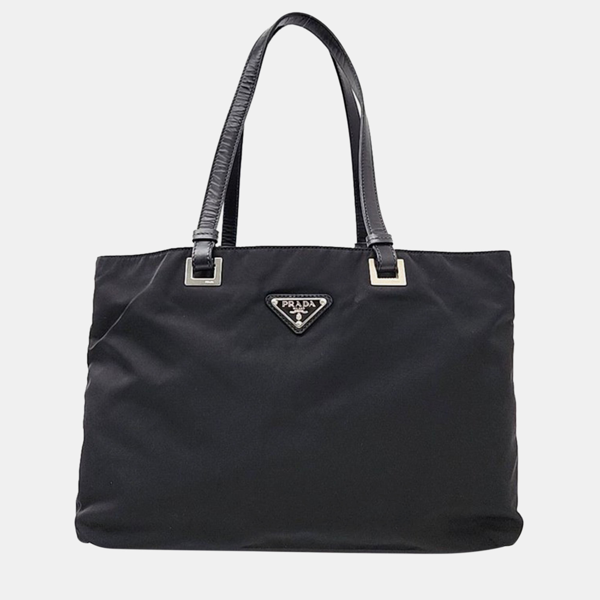 

Prada Black Fabric Tote Bag