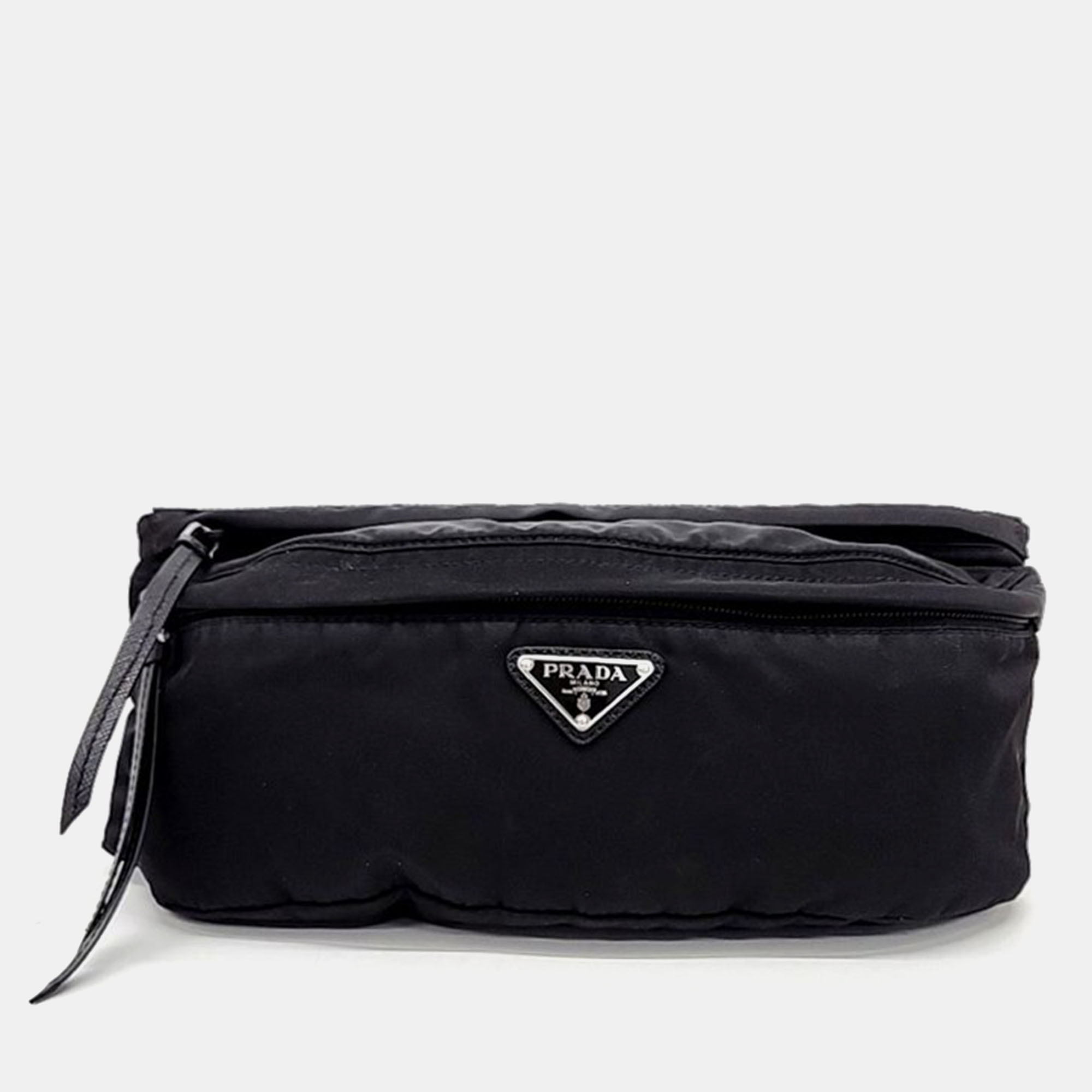 

Prada Fabric beltbag, Black