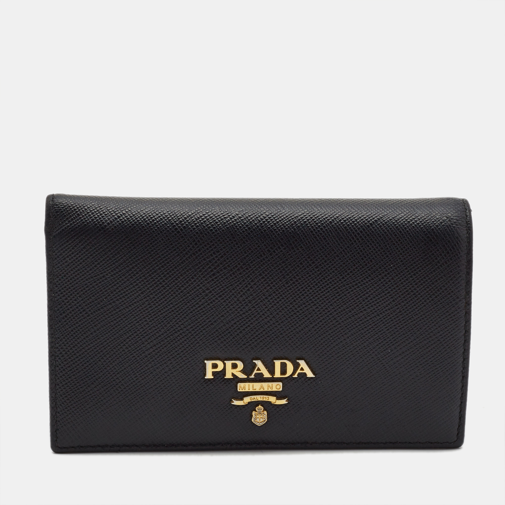 

Prada Black Saffiano Leather Bifold Wallet