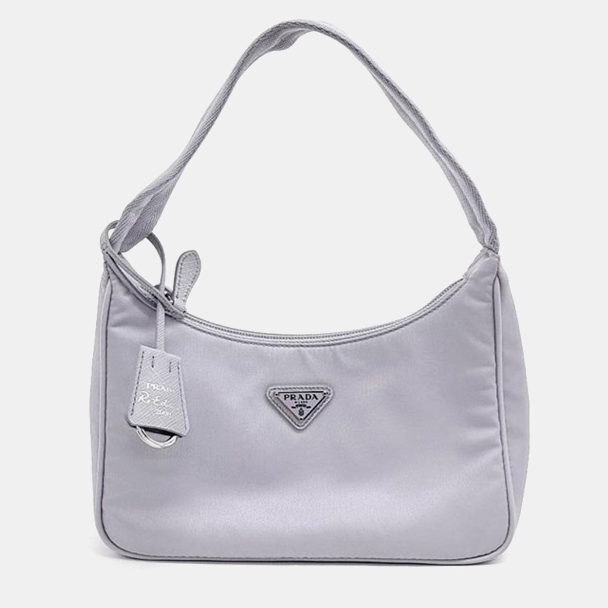 

Prada Re-Nylon Tessuto Hobo Bag Handbag, Purple