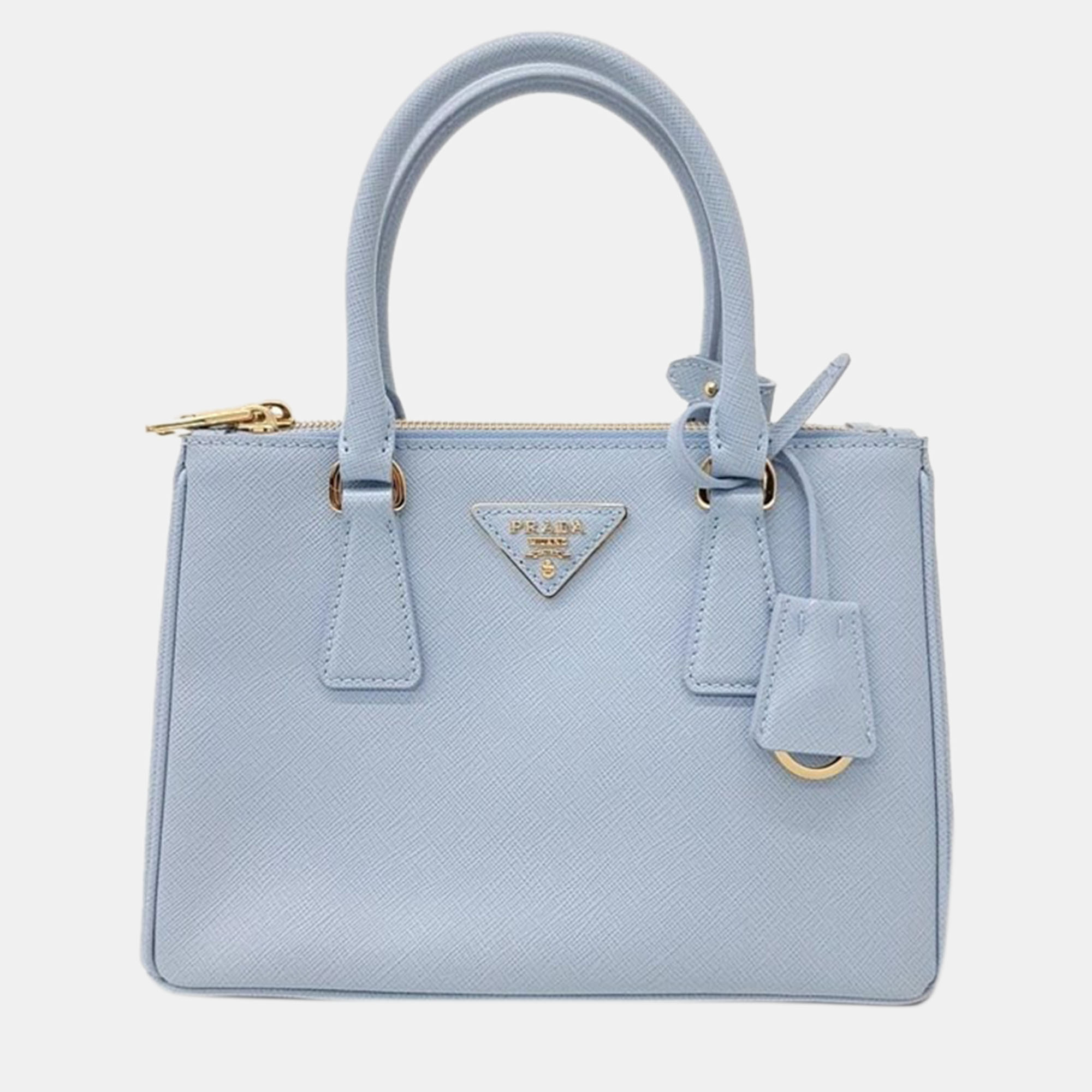 

Prada Saffiano Lux Tote & Shoulder Bag, Blue