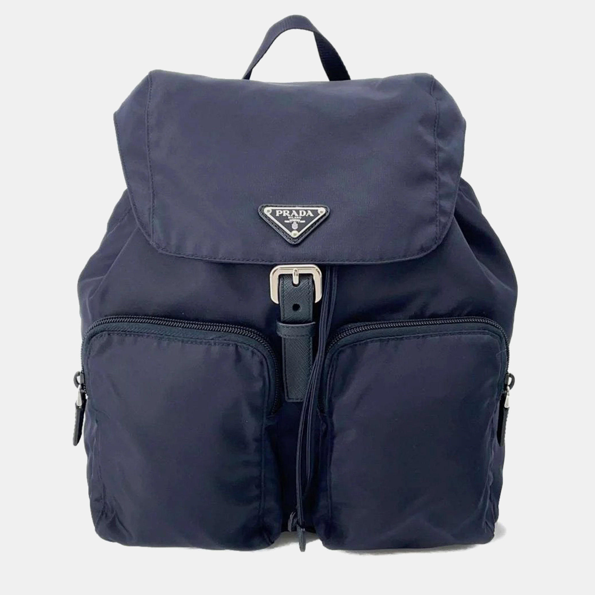 

Prada Navy Blue Re-Nylon Backpack