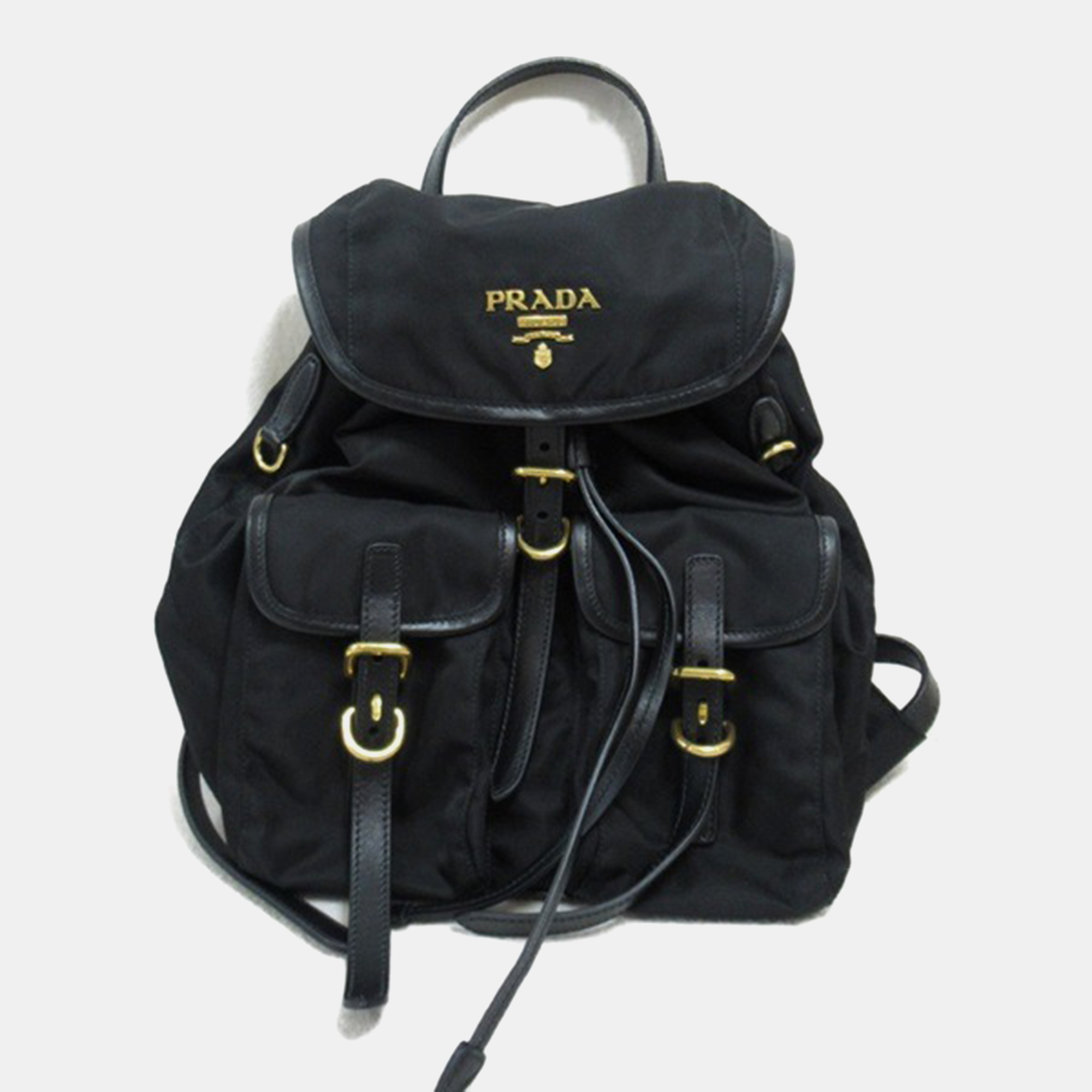 Discover the epitome of practical luxury with this Prada backpack. Exuding style it combines premium materials sleek design and functionality redefining fashion forward versatility for the modern individual.