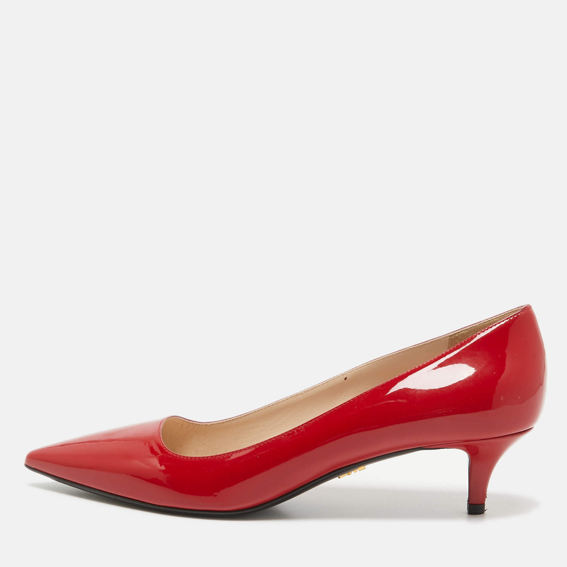 

Prada Red Patent Leather Pointed Toe Pumps Size