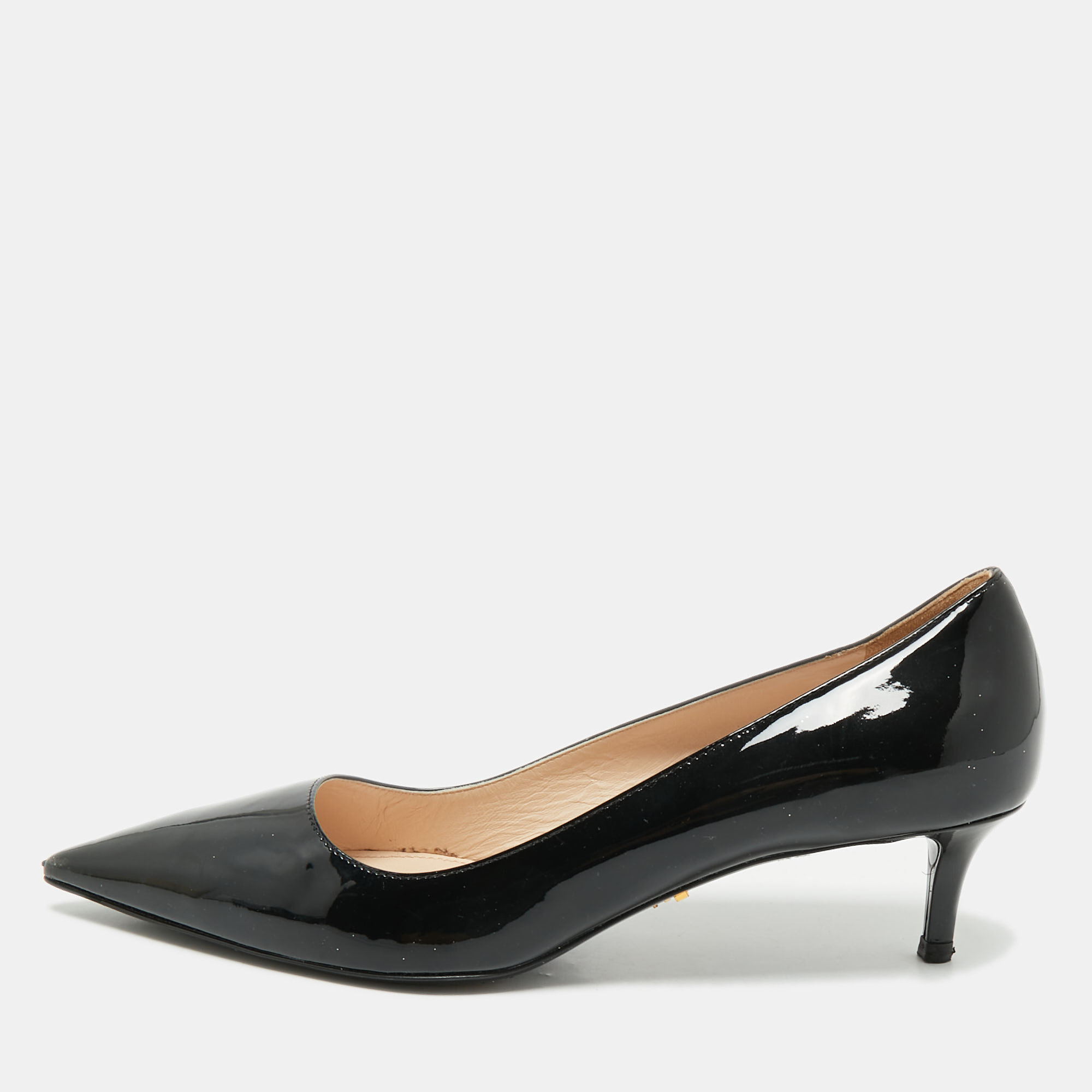 

Prada Black Patent Leather Pointed Toe Pumps Size