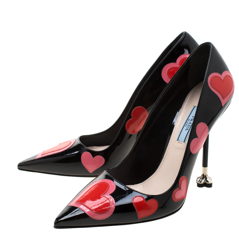 prada heart pumps