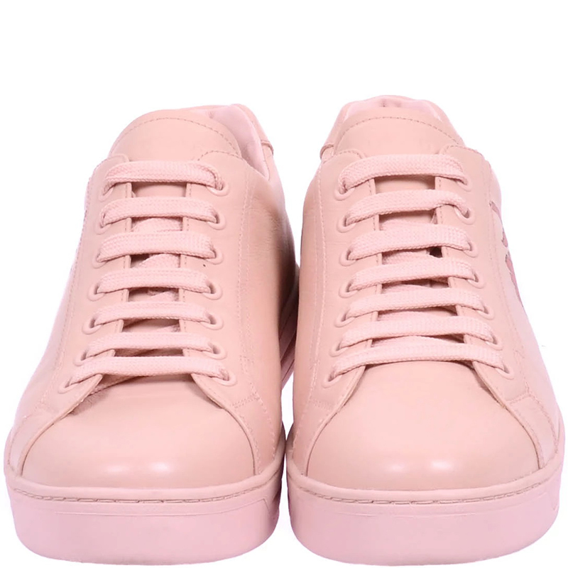 prada rose sneakers