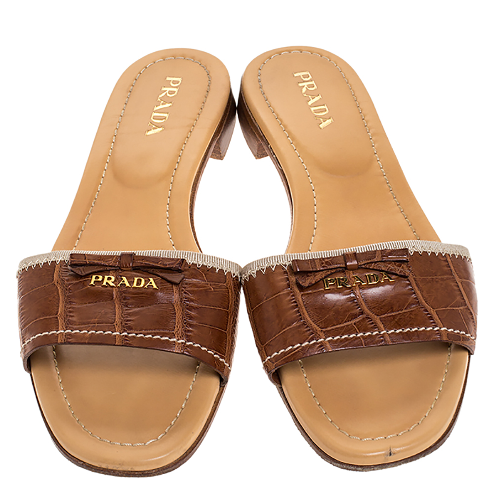 prada flat slides