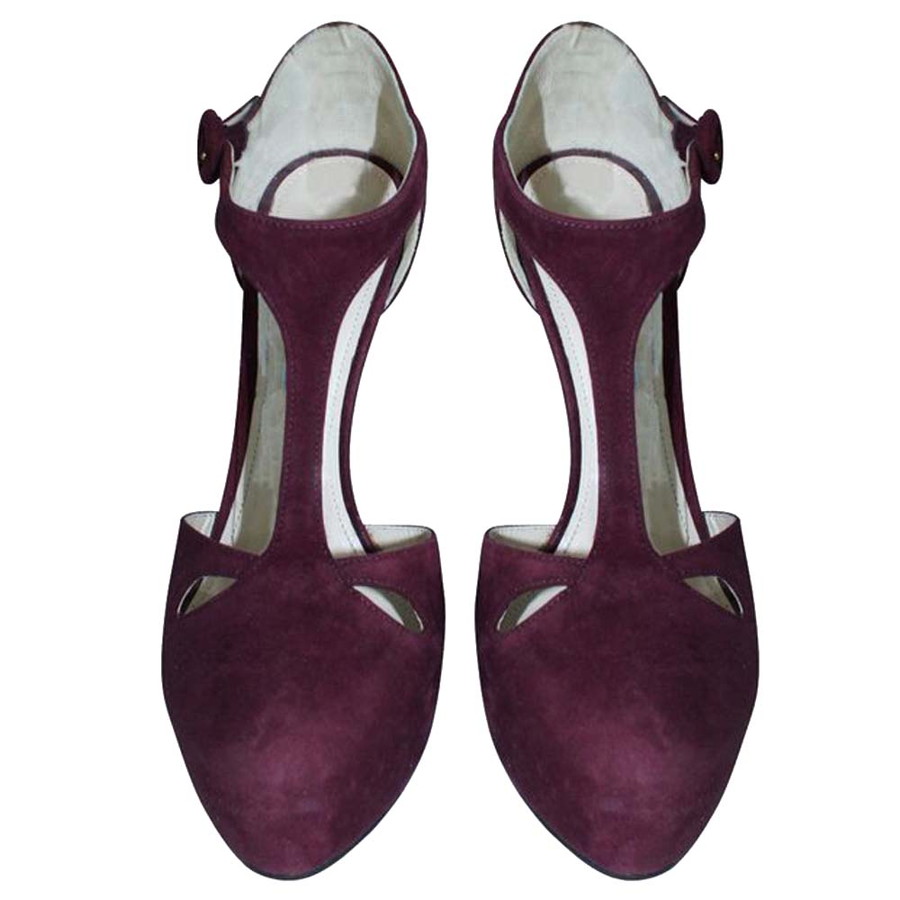 

Prada Purple Suede Sandals Size