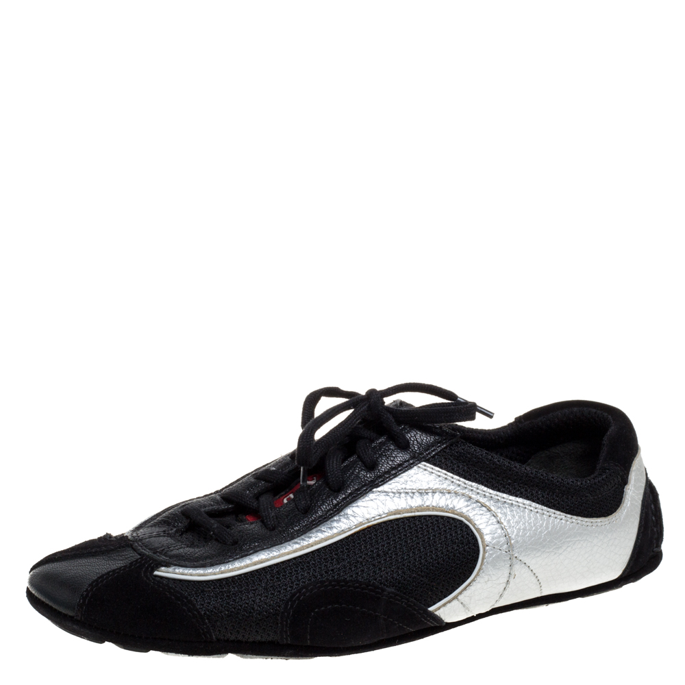 prada mesh low top sneakers