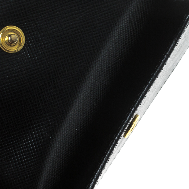 

Prada Black Saffiano Leather Business Card Case