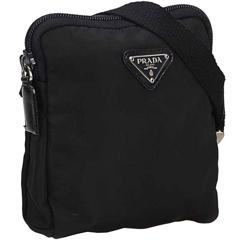

Prada Black Nylon Belt Bag