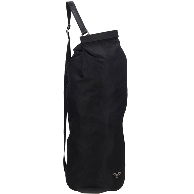 

Prada Plain Black Nylon Backpack