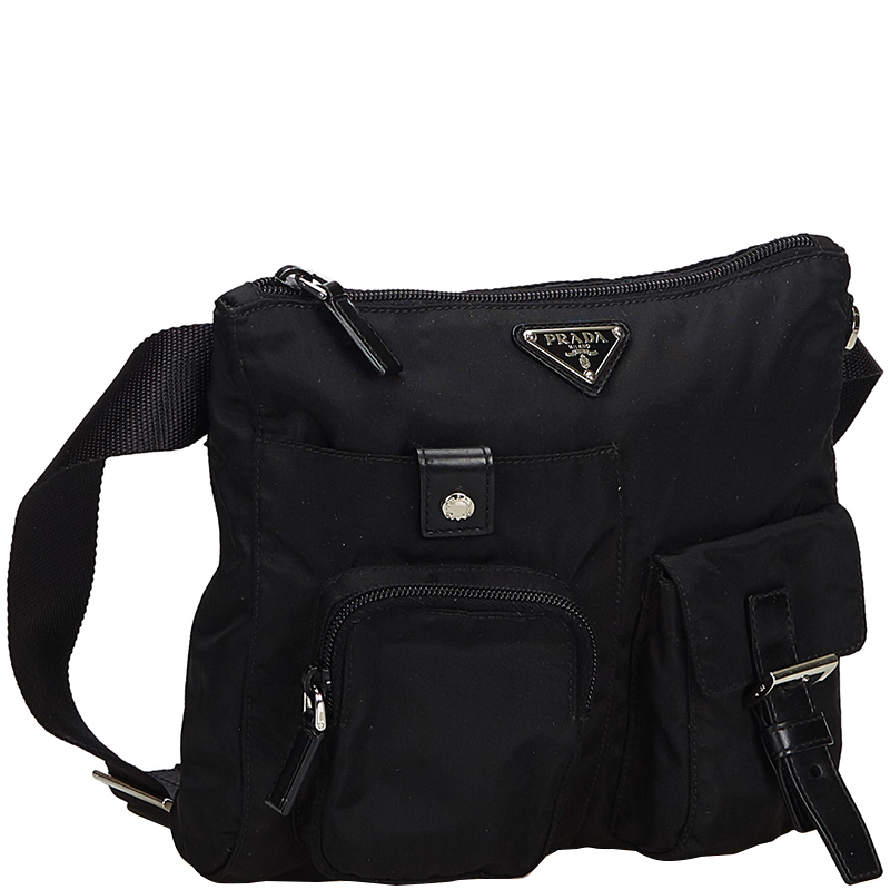 

Prada Black Nylon Belt Bag