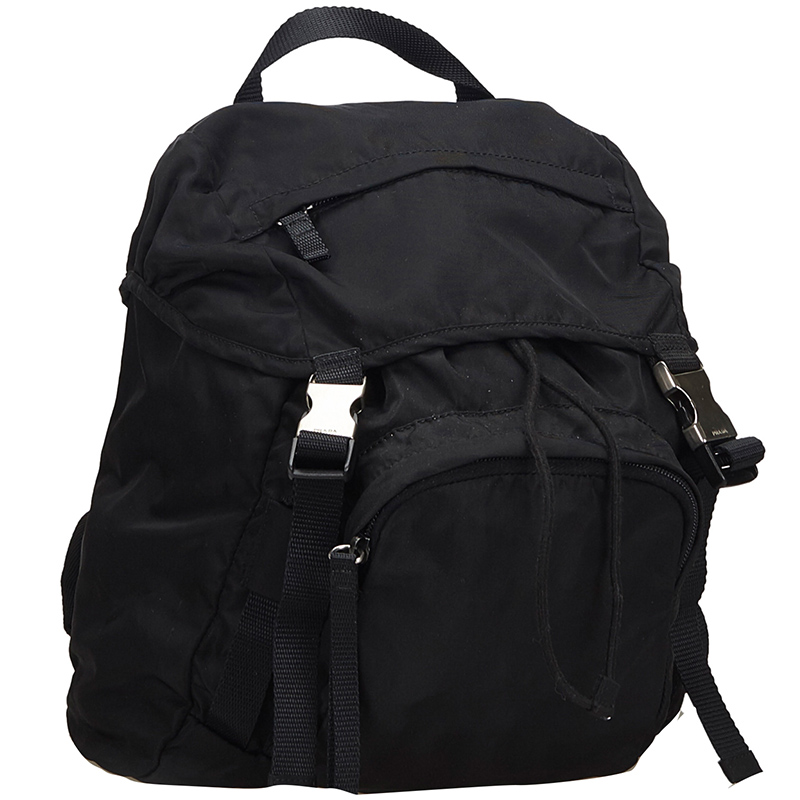 

Prada Black Nylon Backpack