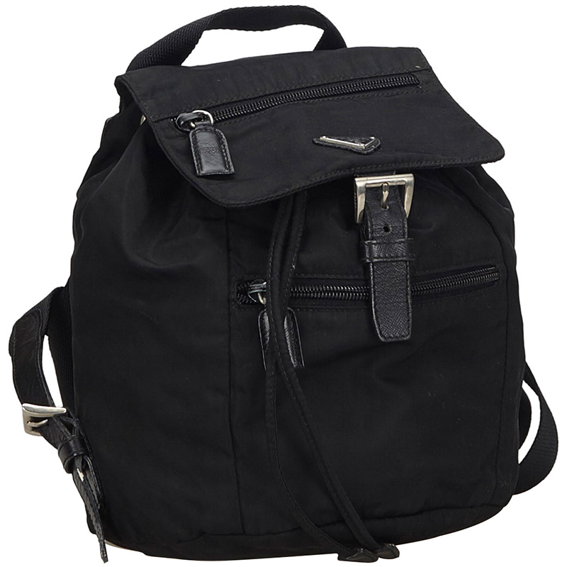 

Prada Black Nylon Backpack