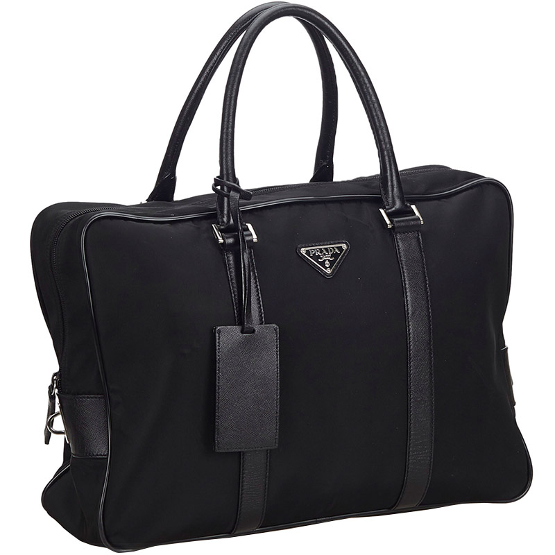 

Prada Black Nylon Travel Bag